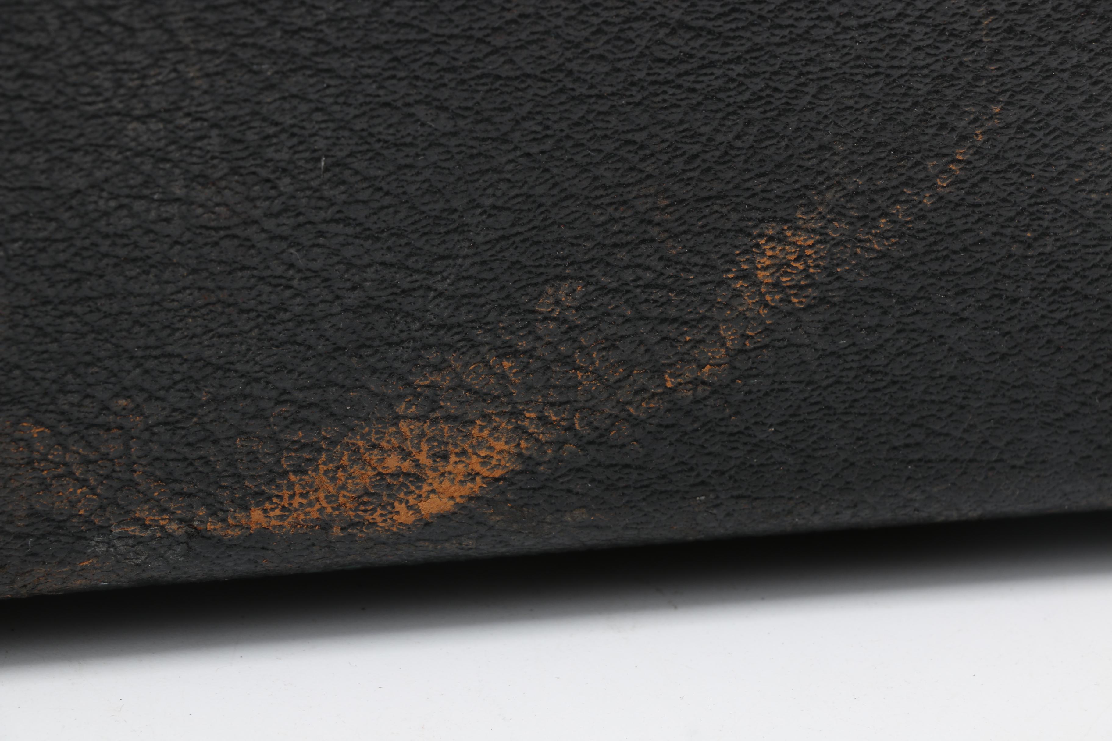 Vintage U. S. Naval Academy Leather Suitcase