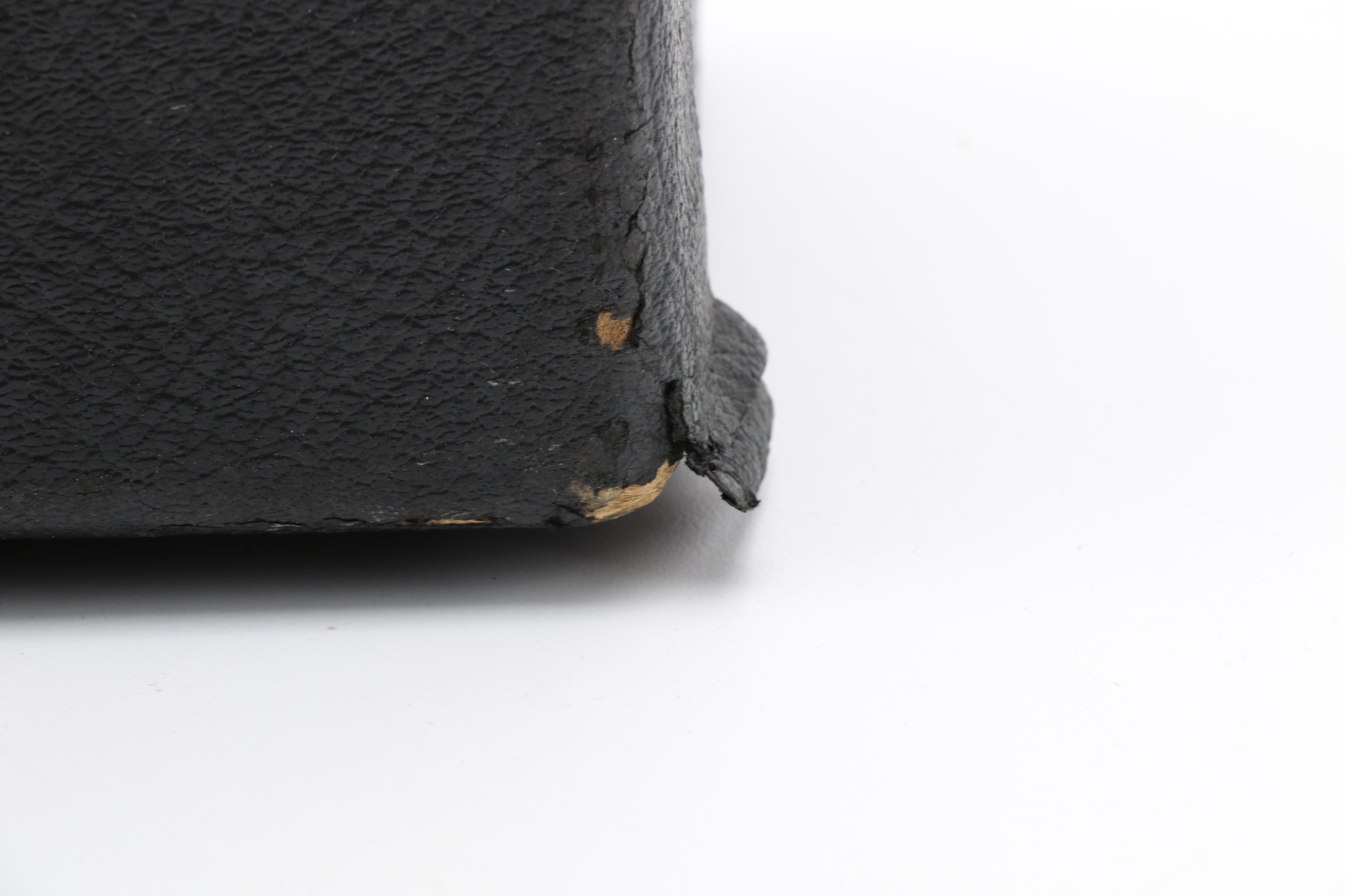 Vintage U. S. Naval Academy Leather Suitcase