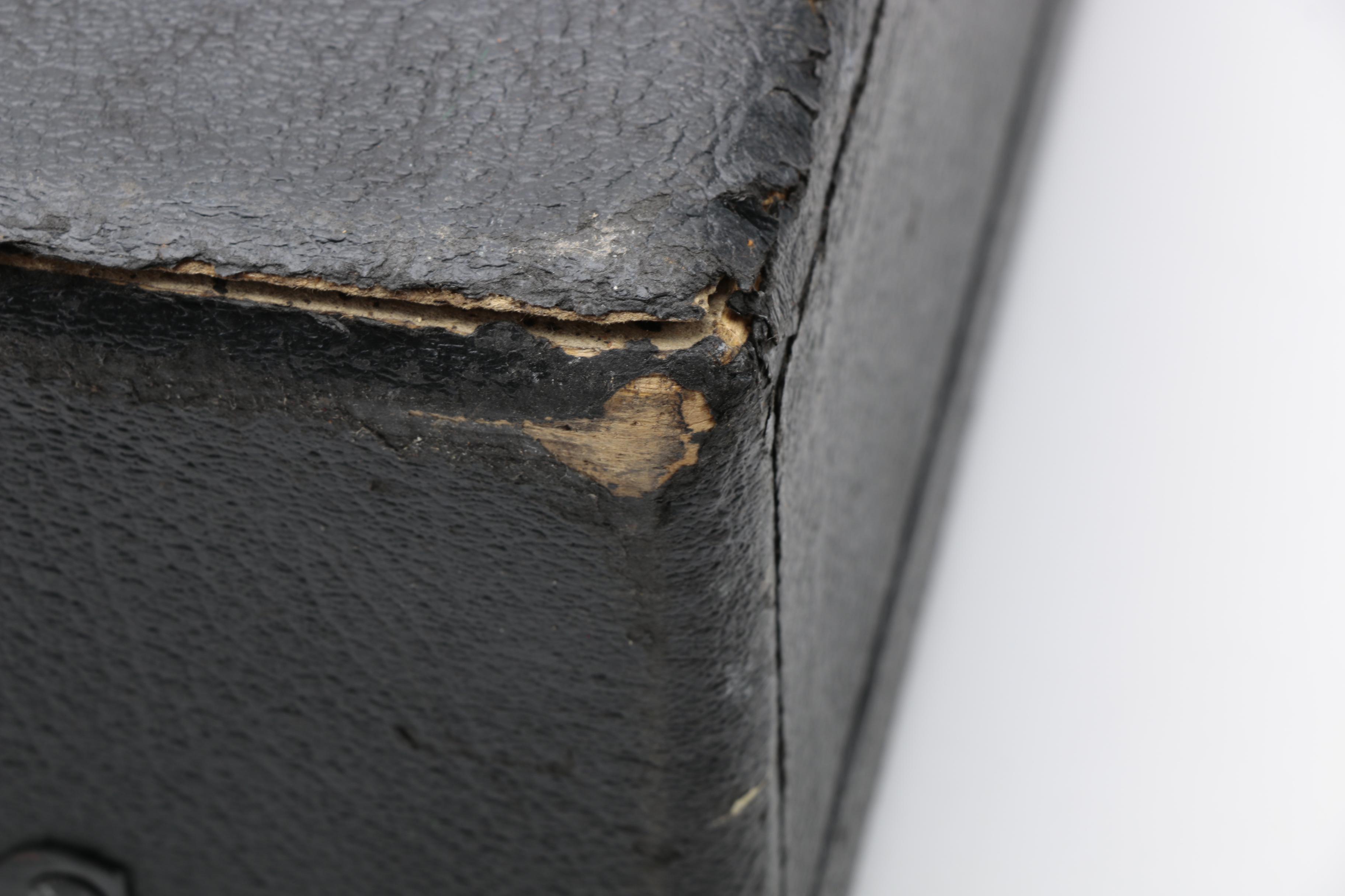 Vintage U. S. Naval Academy Leather Suitcase