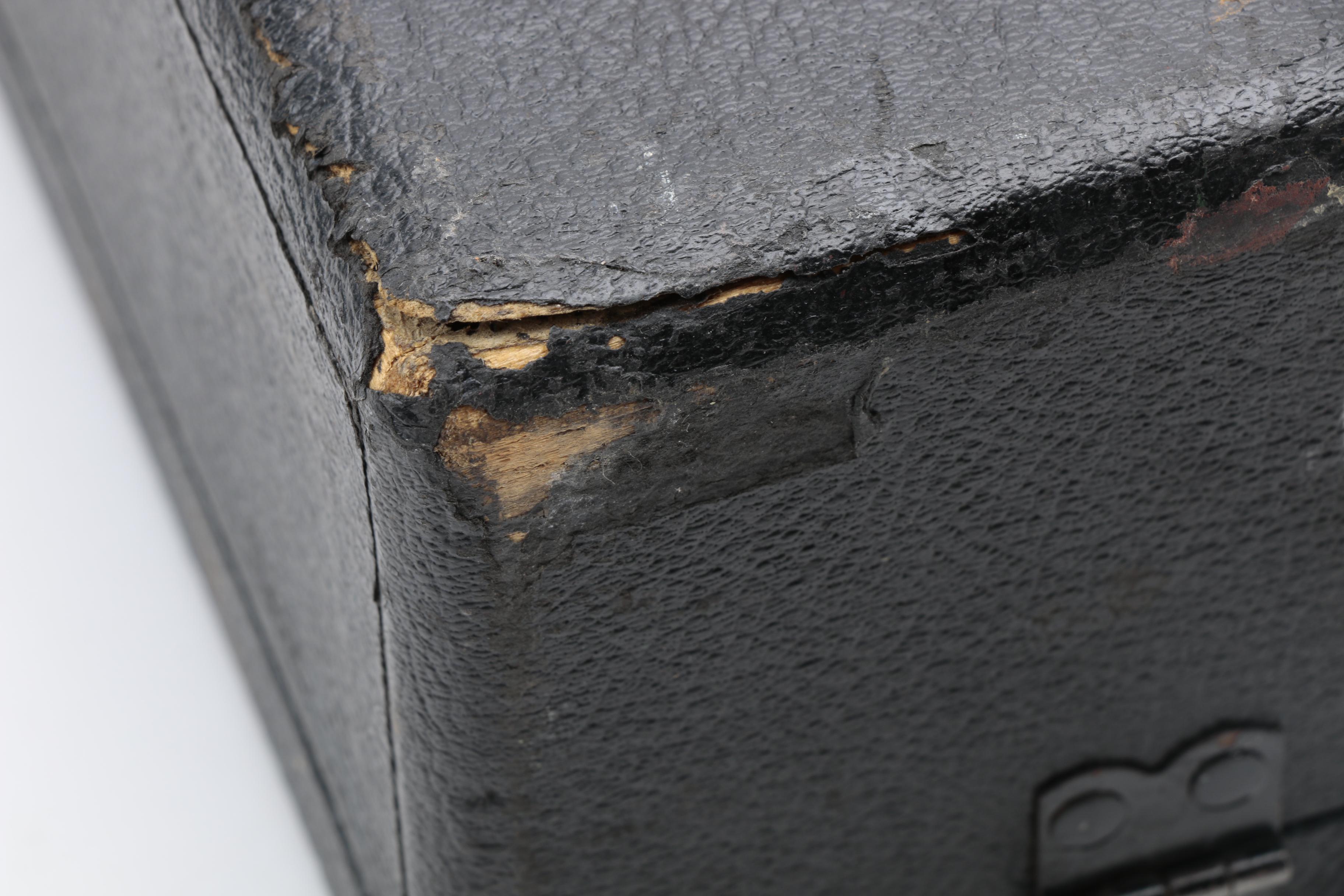 Vintage U. S. Naval Academy Leather Suitcase