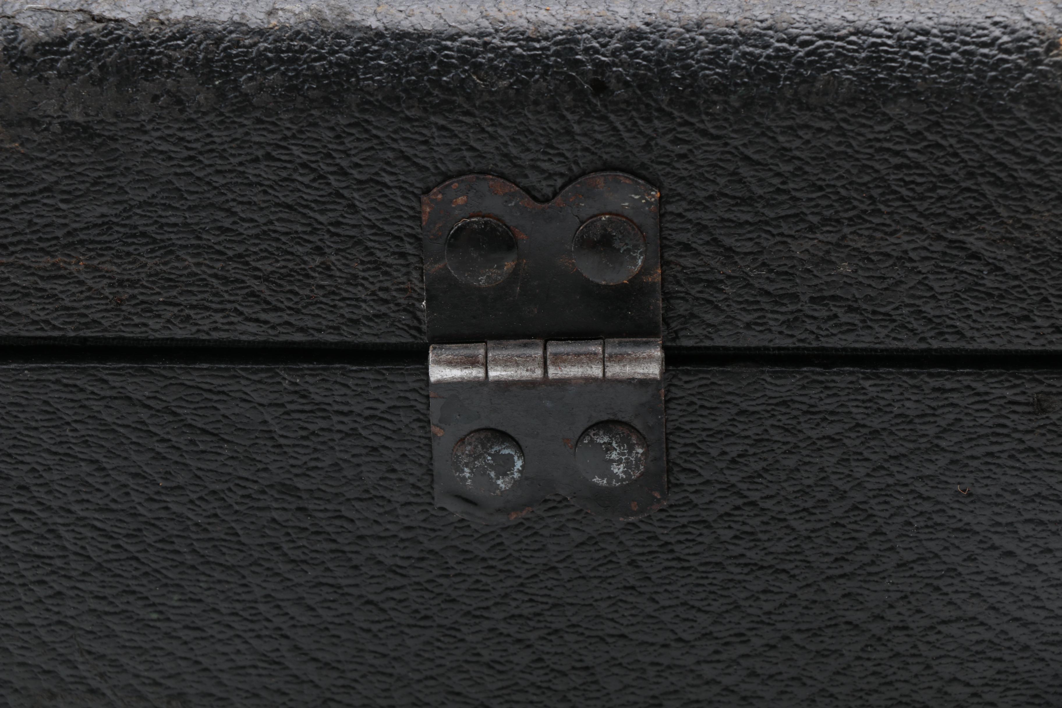 Vintage U. S. Naval Academy Leather Suitcase