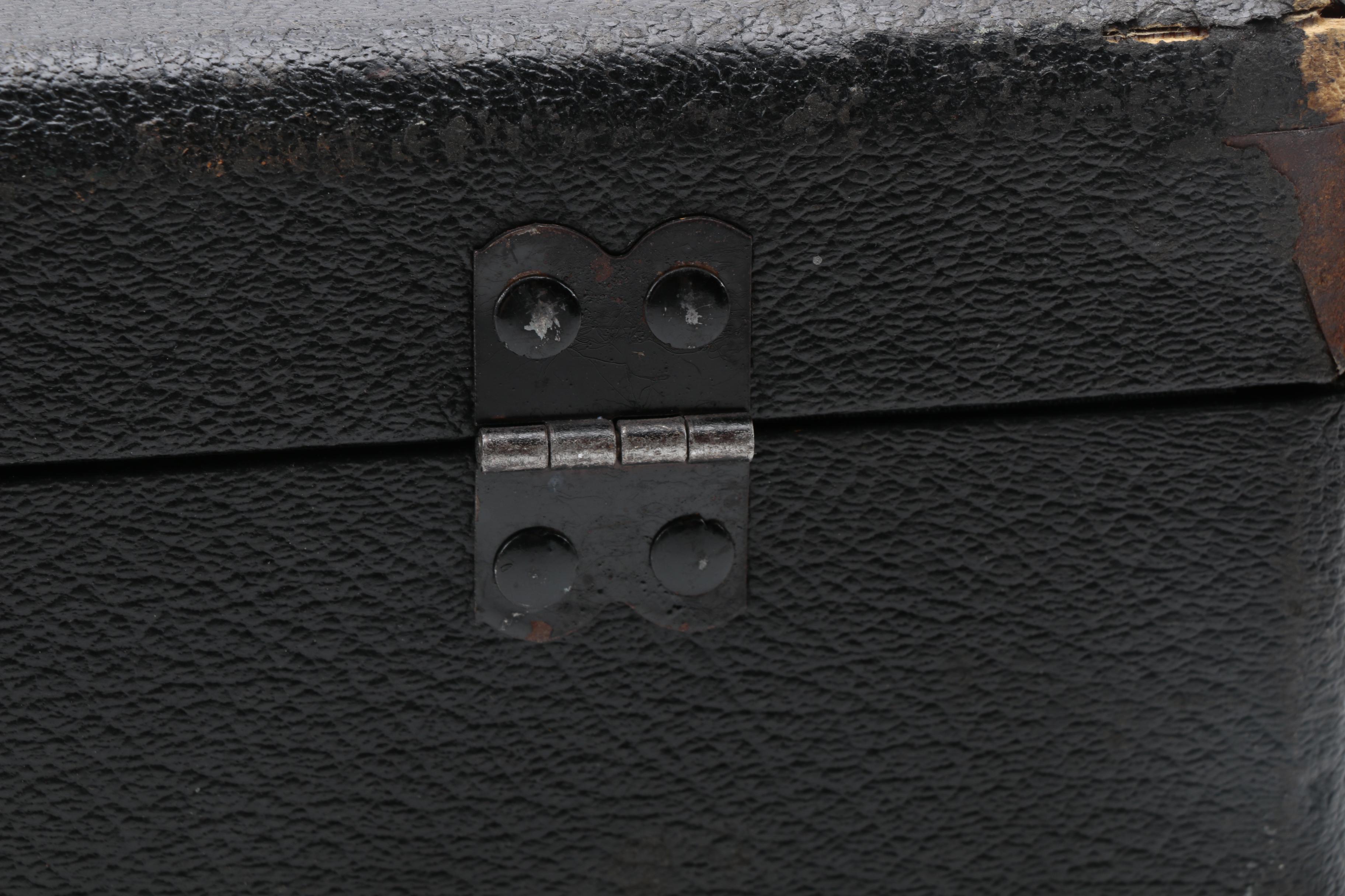 Vintage U. S. Naval Academy Leather Suitcase