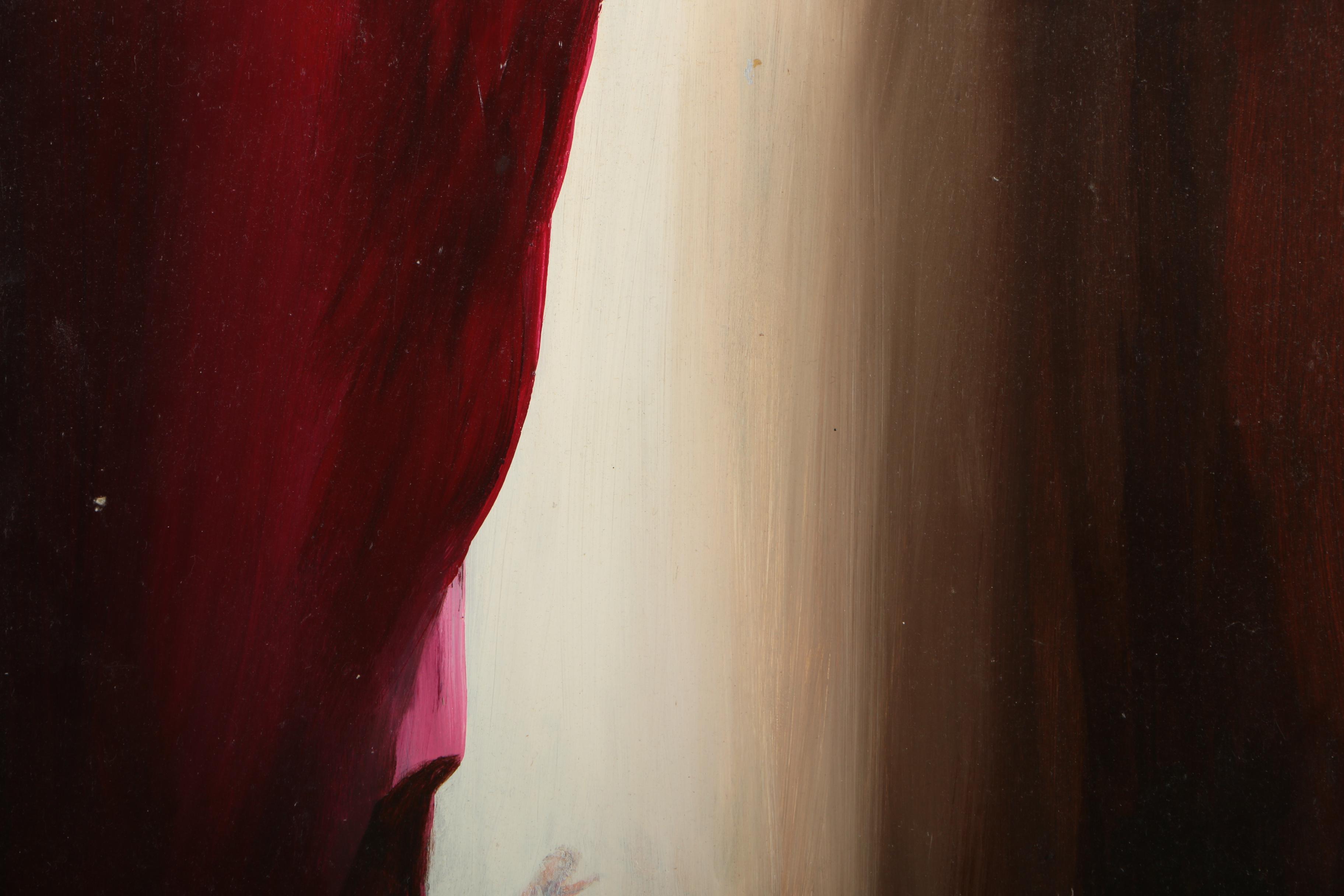 Oil Painting of Dancers on Board