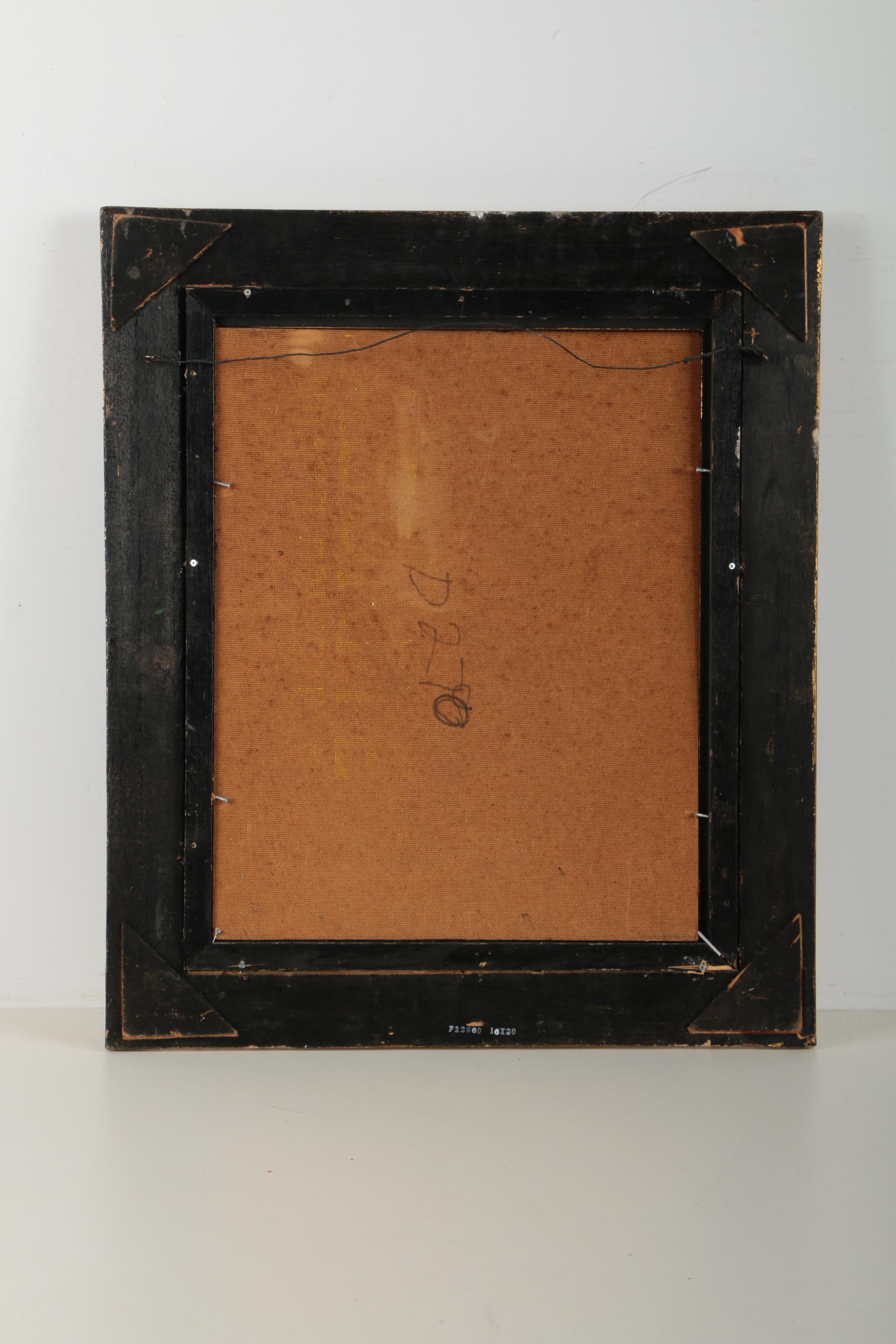 Oil Painting of Dancers on Board