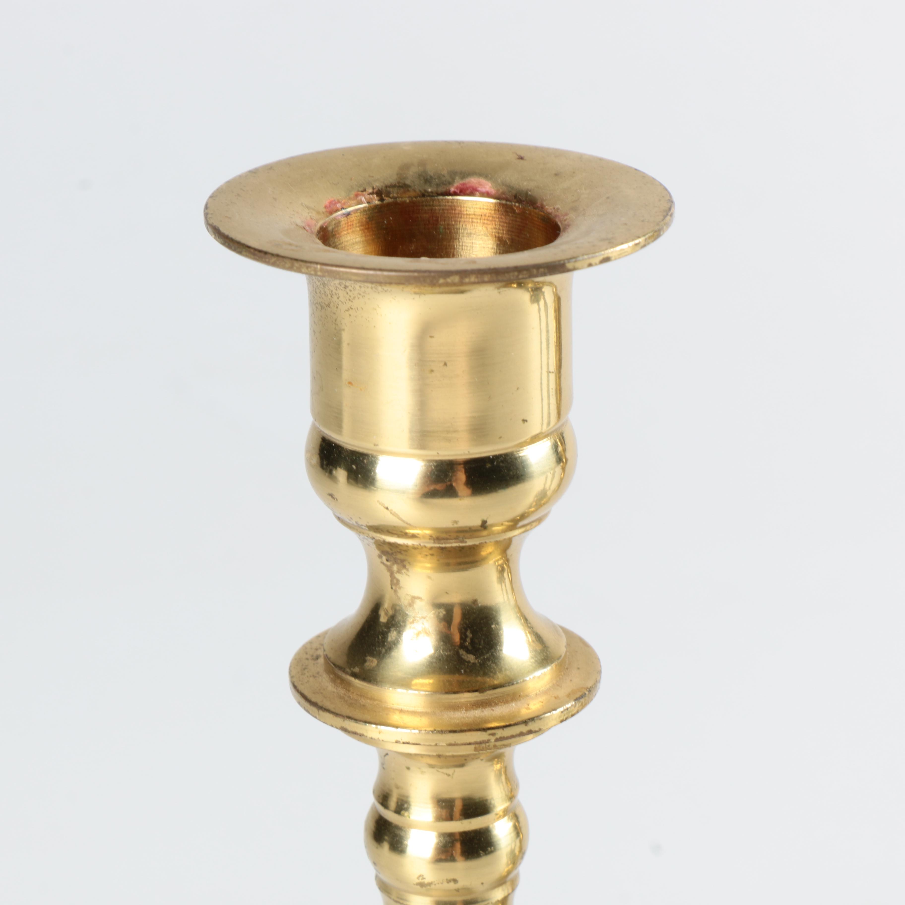 Brass Candlestick Pairs