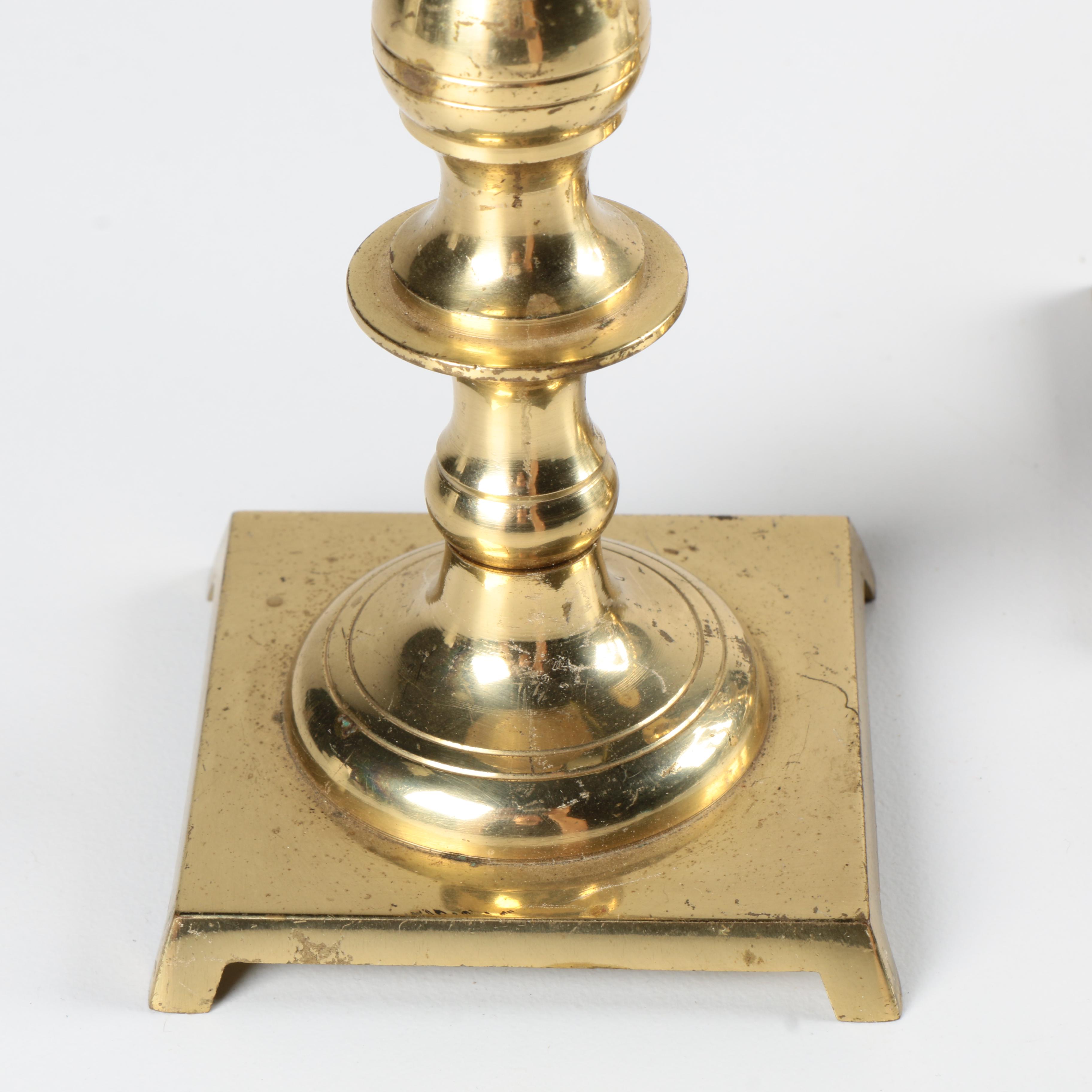 Brass Candlestick Pairs