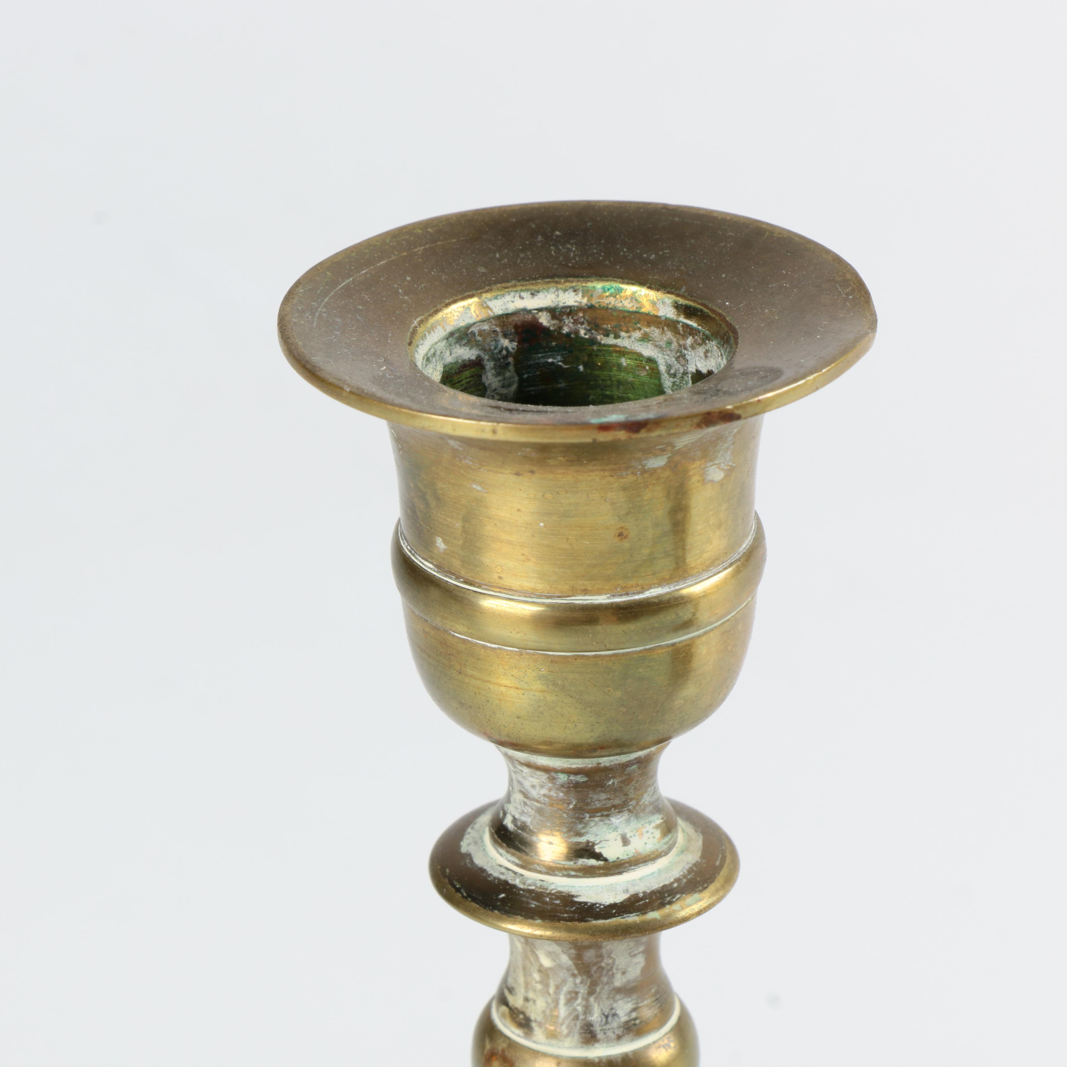 Brass Candlestick Pairs