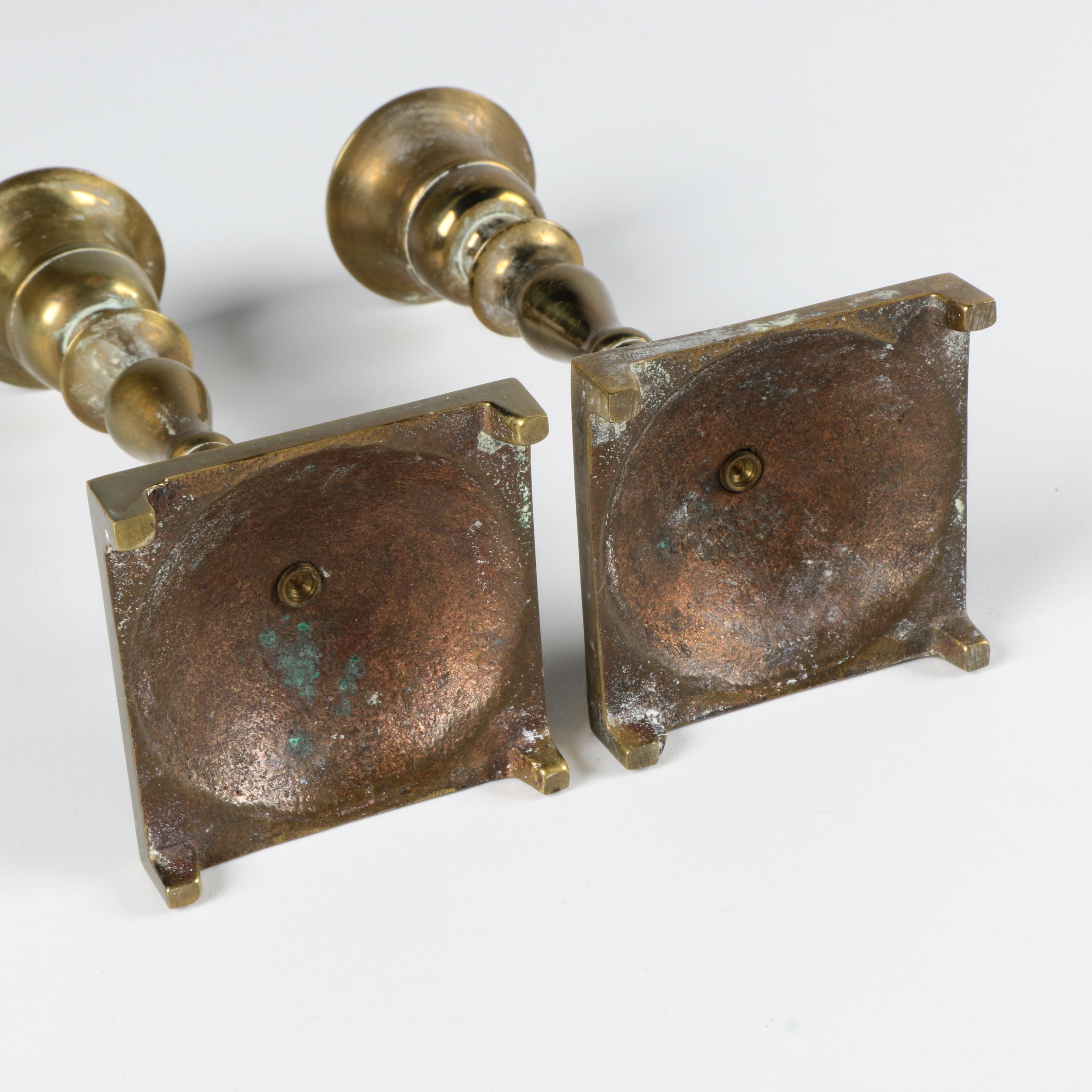Brass Candlestick Pairs