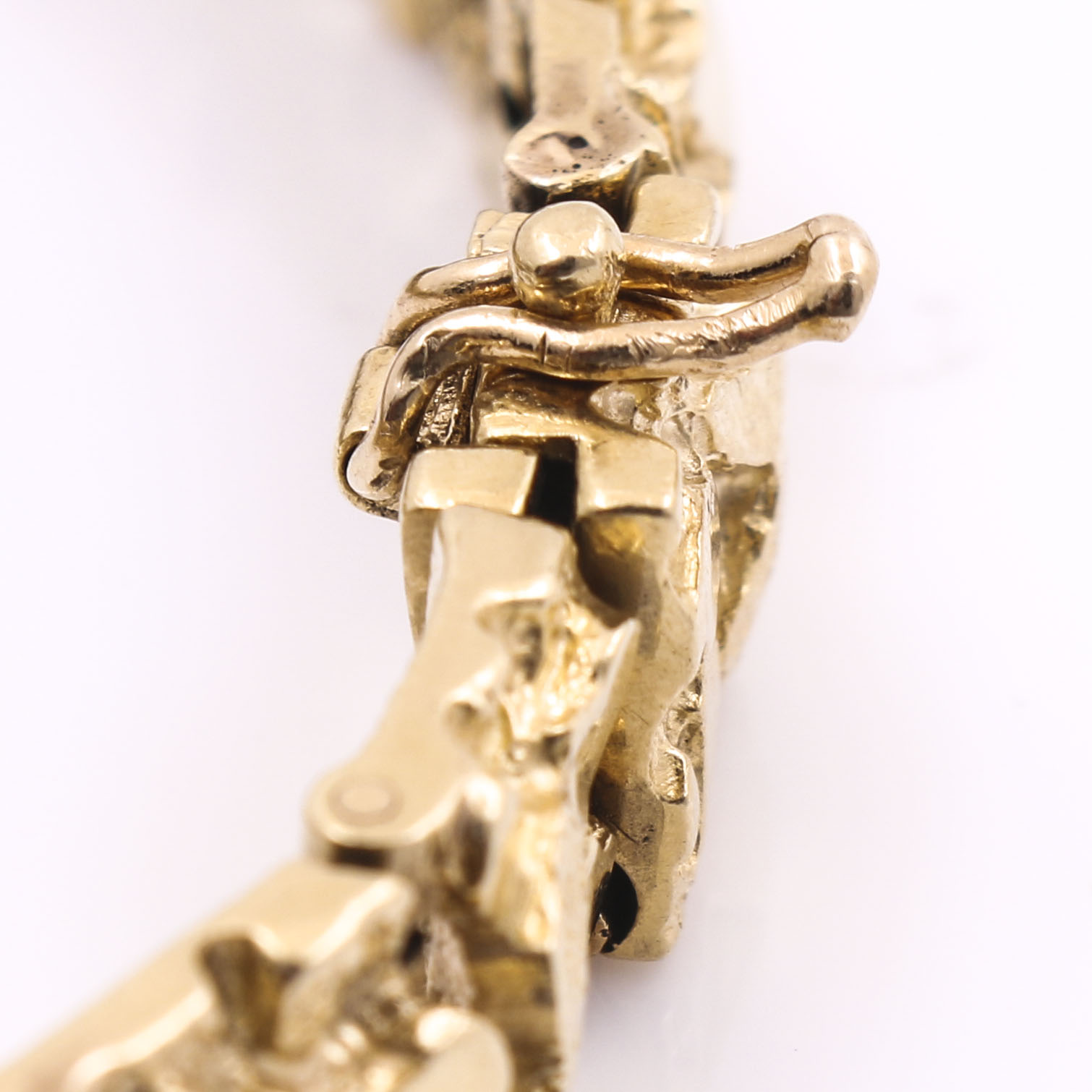 14K Yellow Gold Fancy Link Bracelet