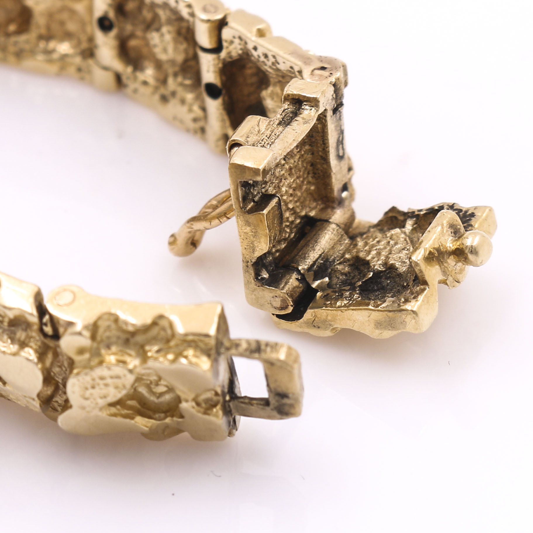 14K Yellow Gold Fancy Link Bracelet