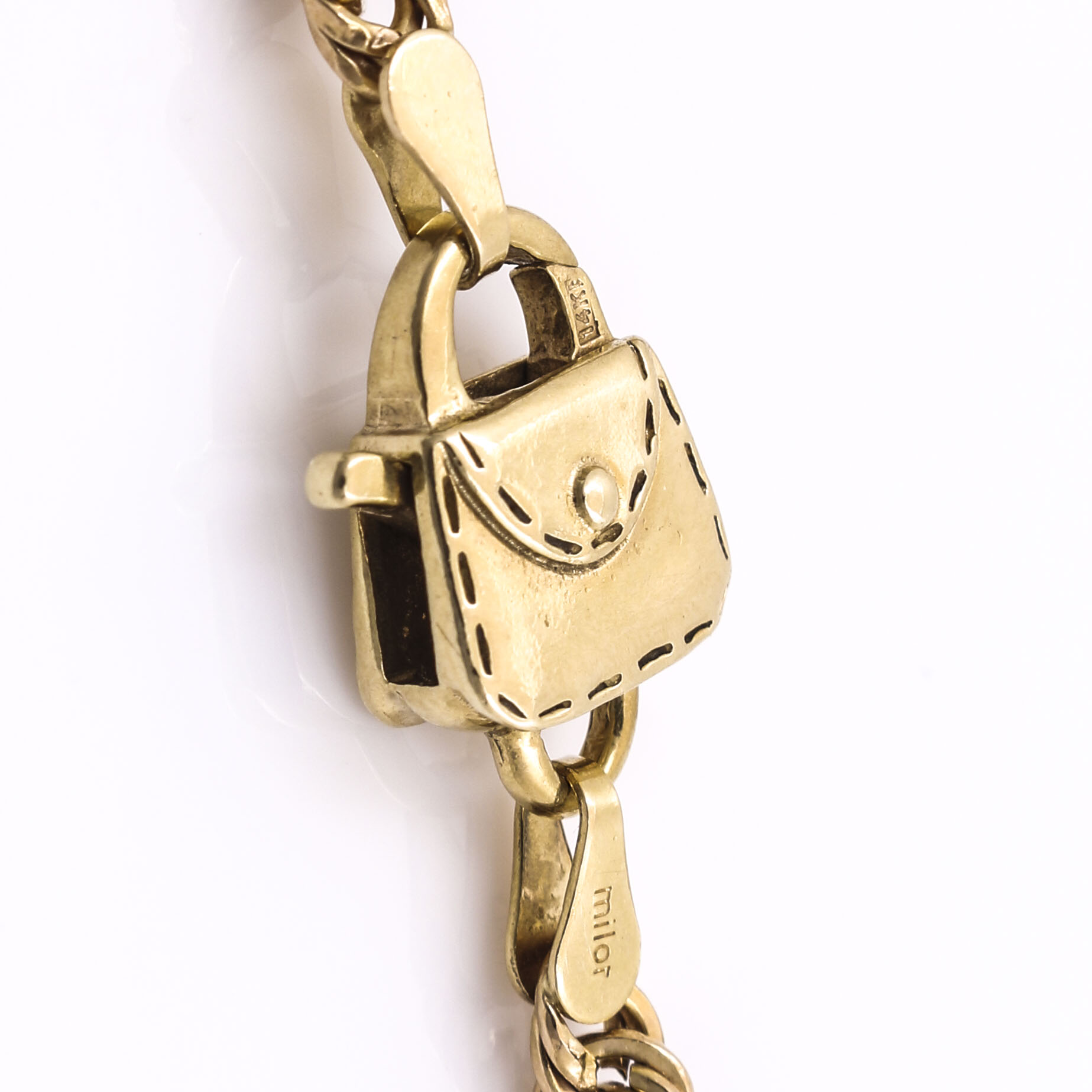 Milor 14K Yellow Gold Rope Chain Necklace