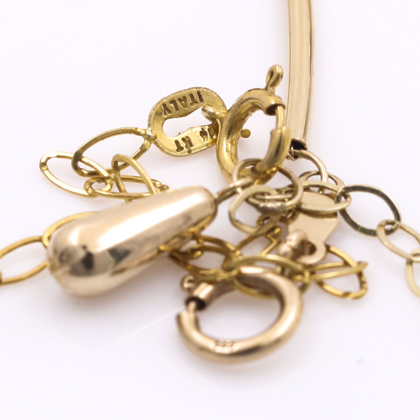 Milor 14K Yellow Gold Beaded Necklace