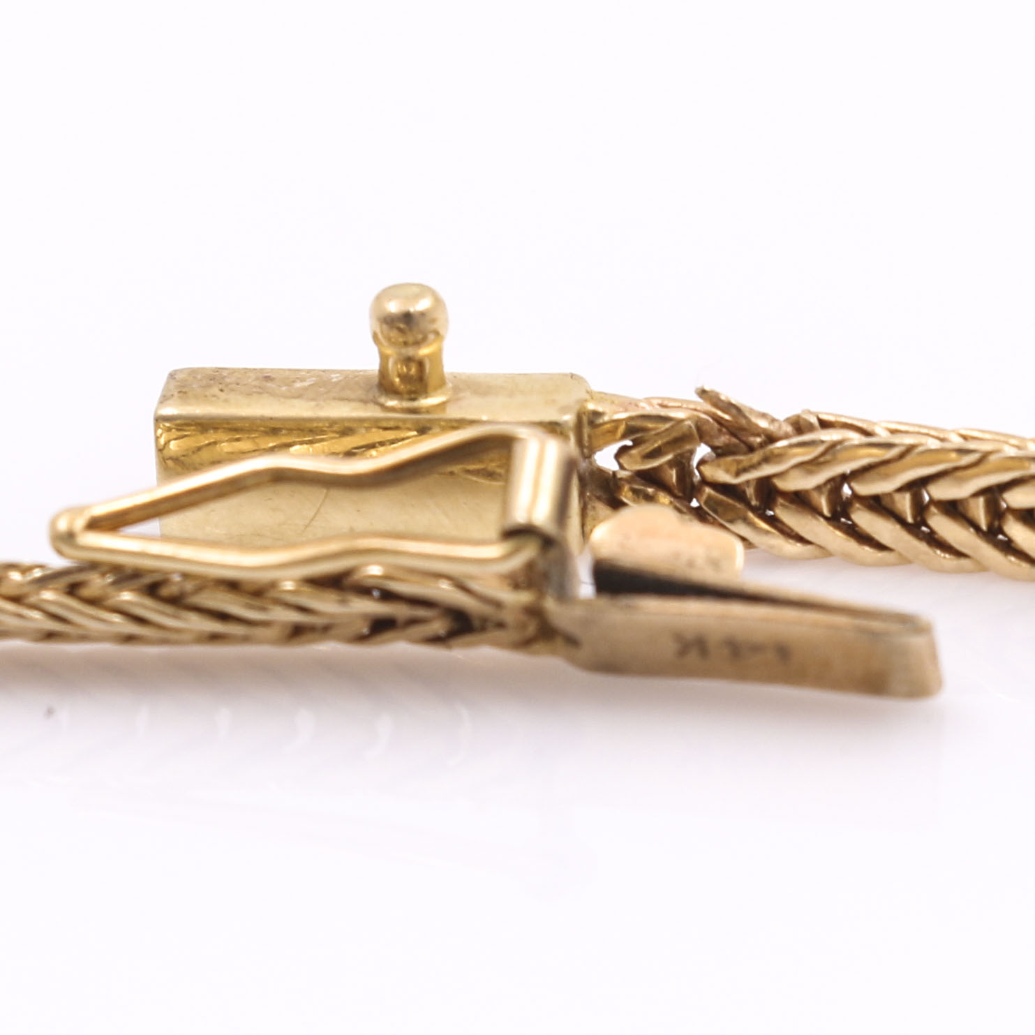 14K Yellow Gold Pearl and Blue Sapphire Bracelet