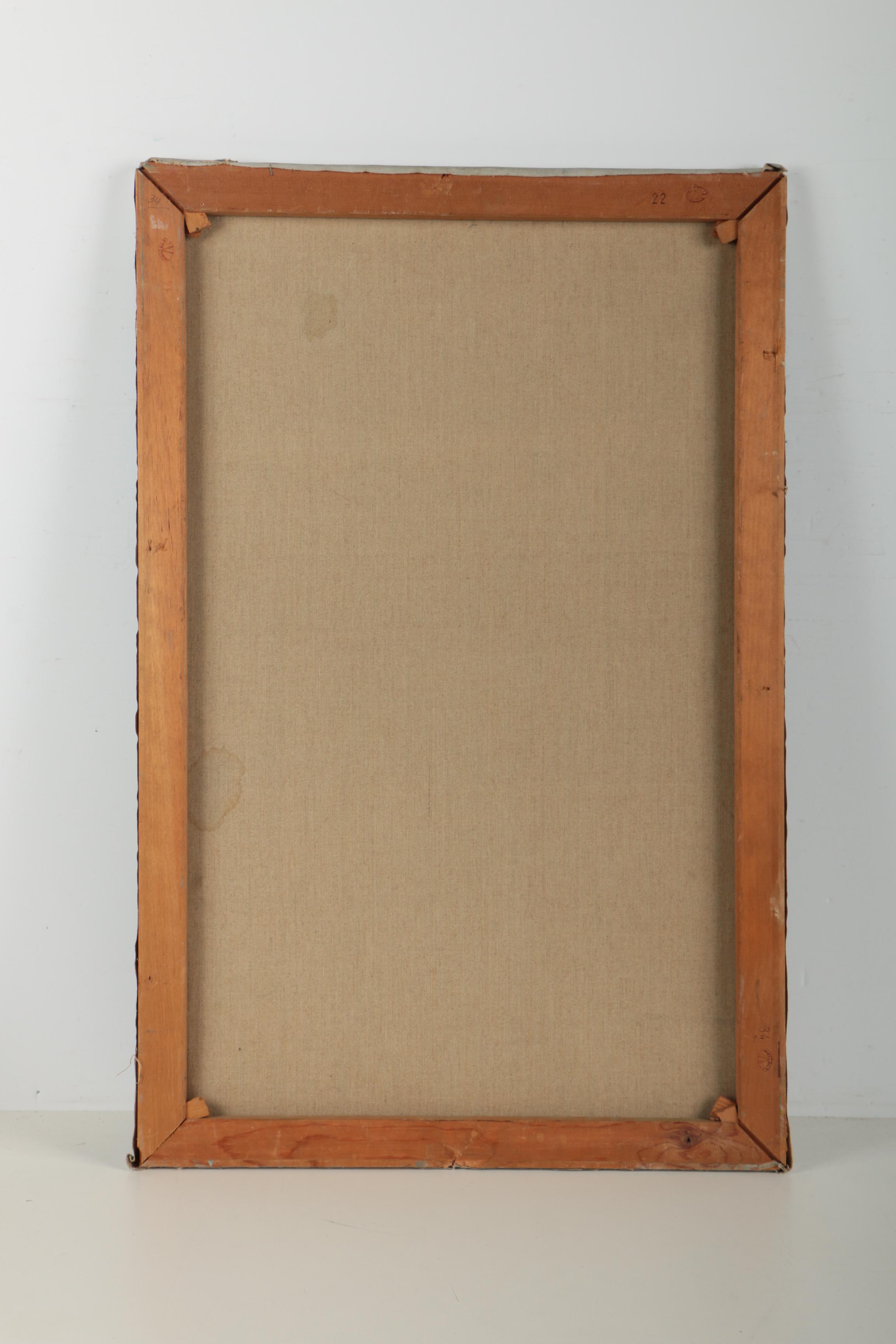 Lou Marchetti Oil Painting of a Mysterious Couple