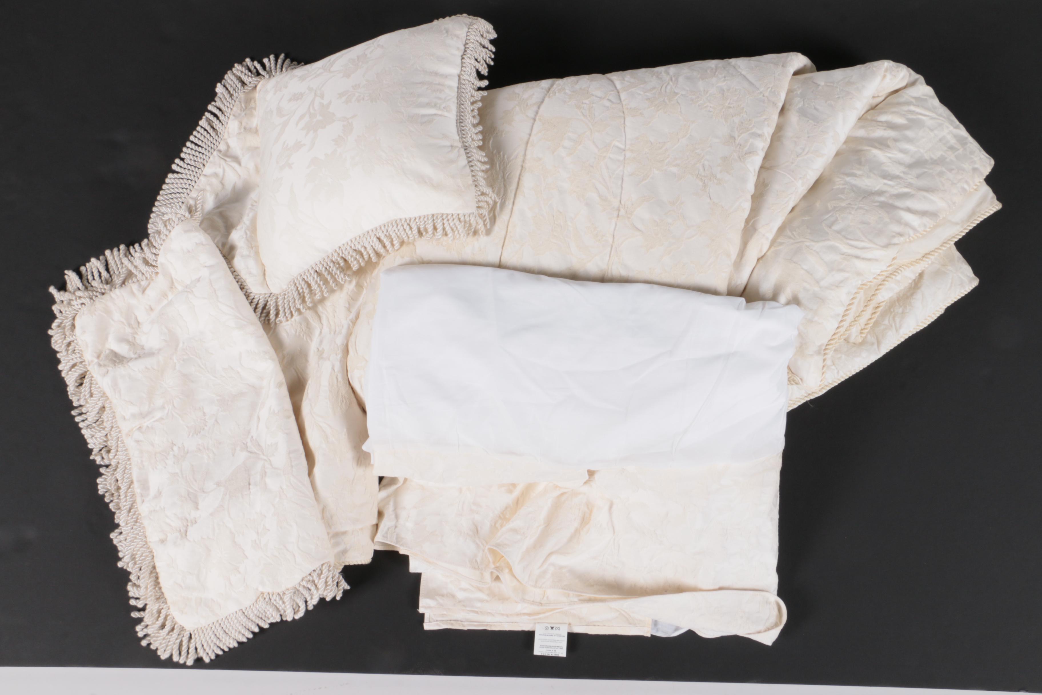 Beige King Size and Pillow Set