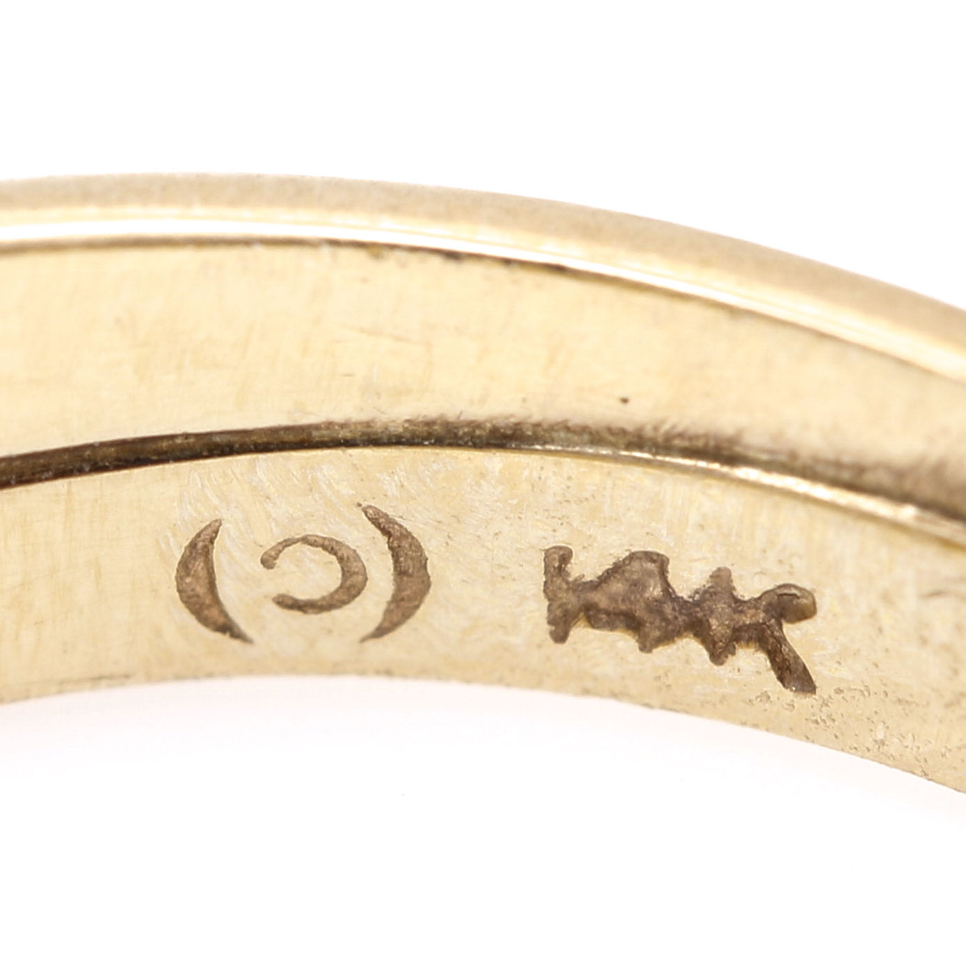 14K Two Tone Gold Engagement Ring & Jacket Mountings