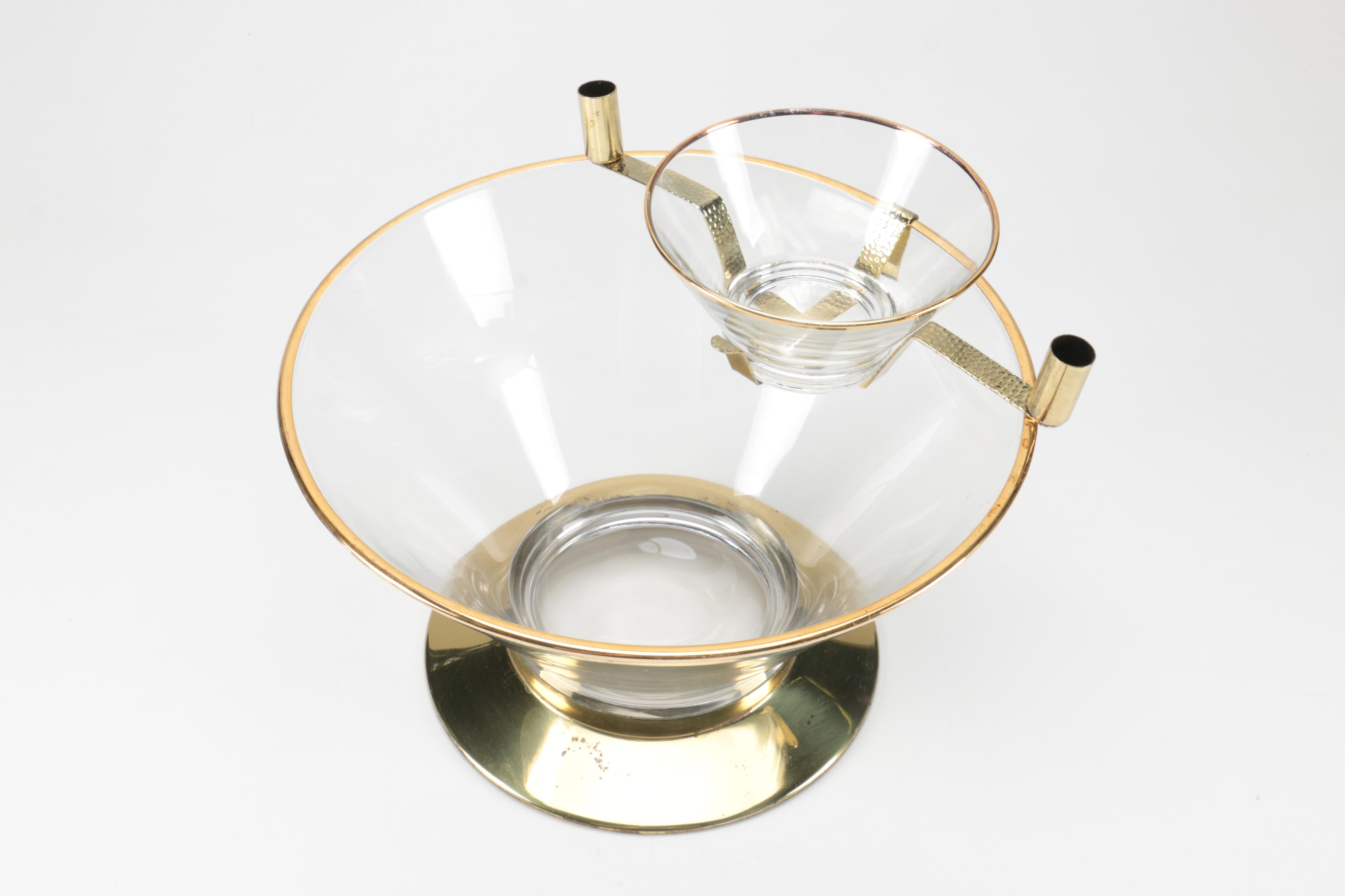 Mid Century Modern "Heller Hostess-Ware Chip'N Dip Set"