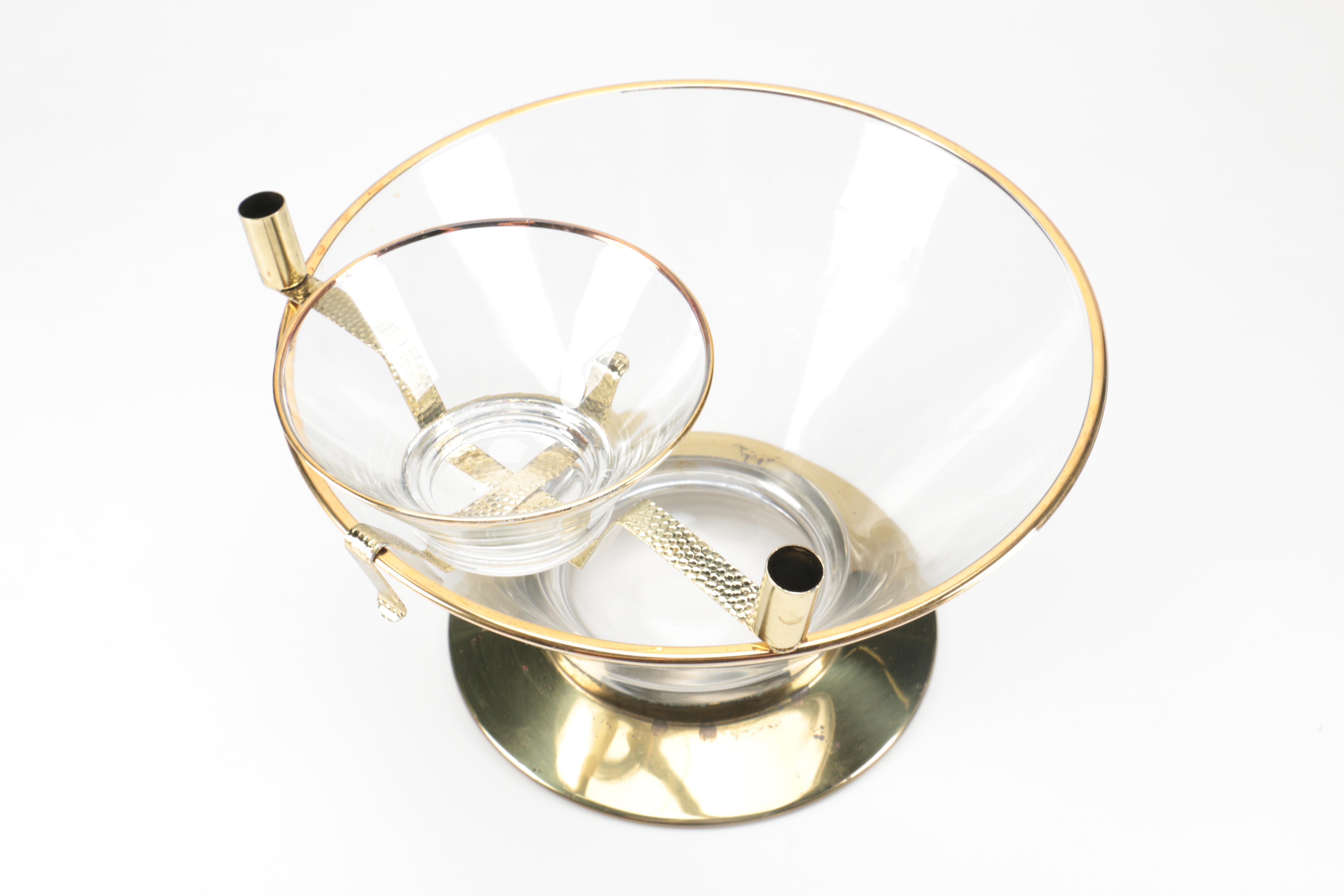 Mid Century Modern "Heller Hostess-Ware Chip'N Dip Set"