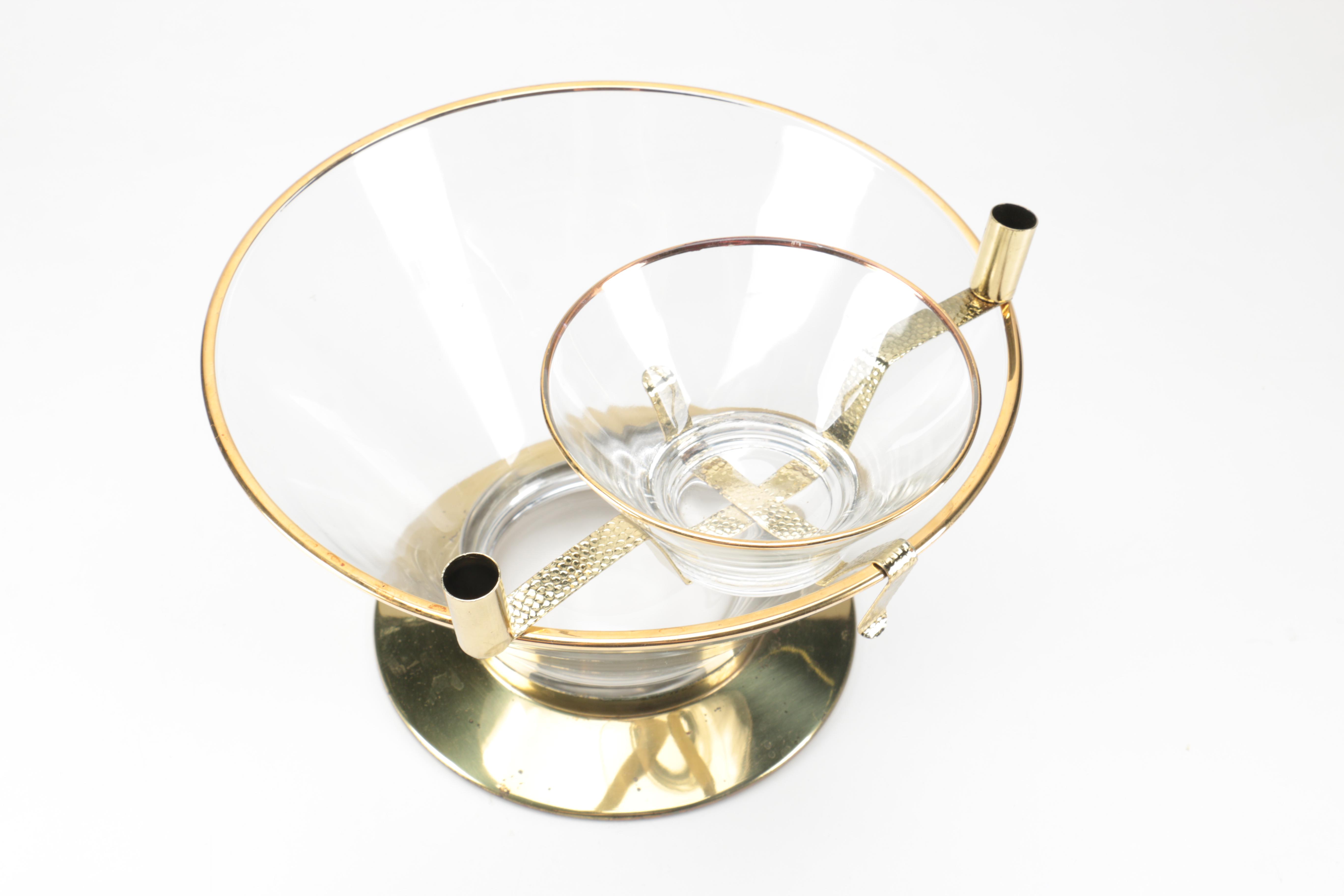 Mid Century Modern "Heller Hostess-Ware Chip'N Dip Set"