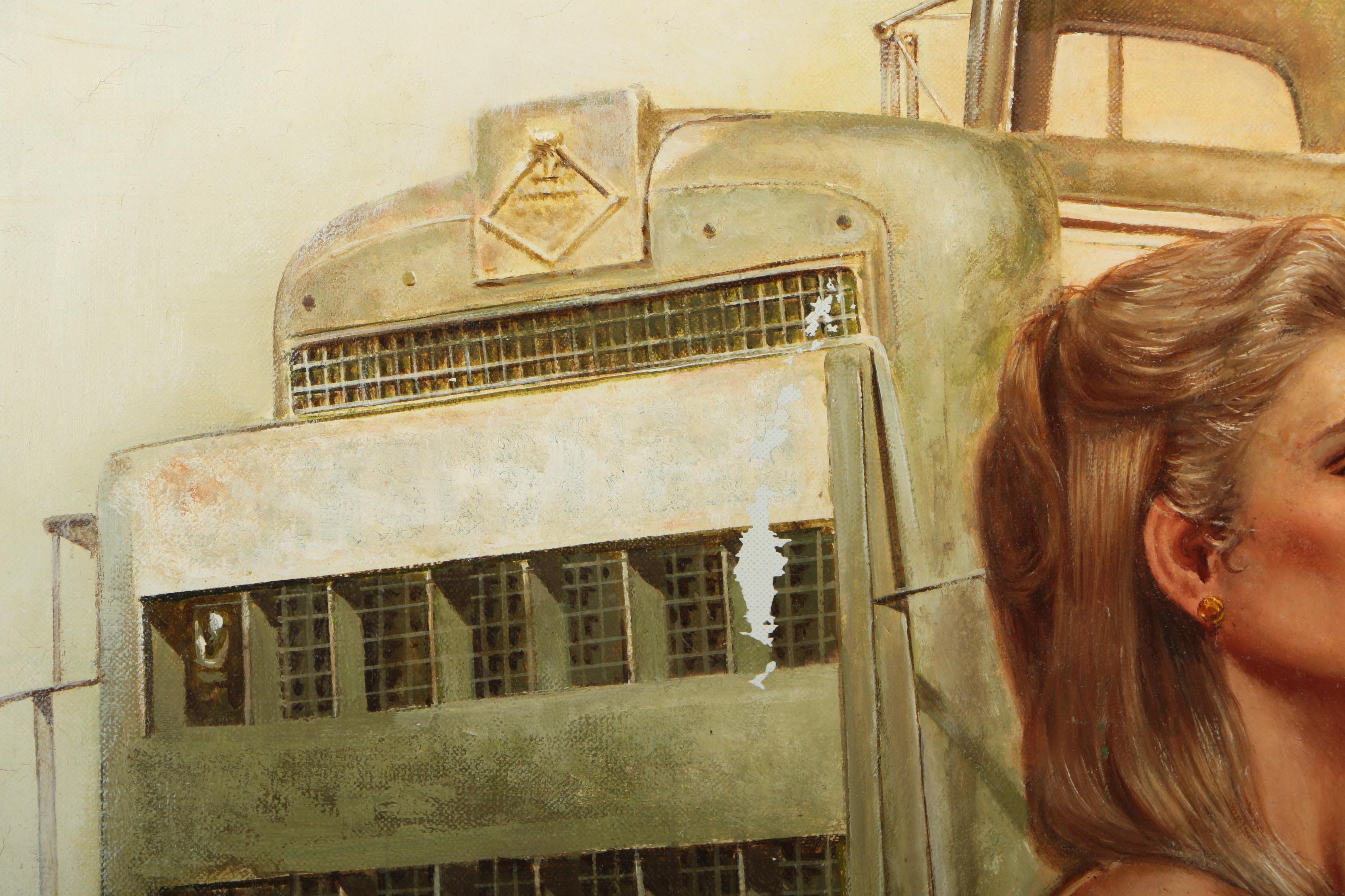 Lou Marchetti Oil Painting of a Couple