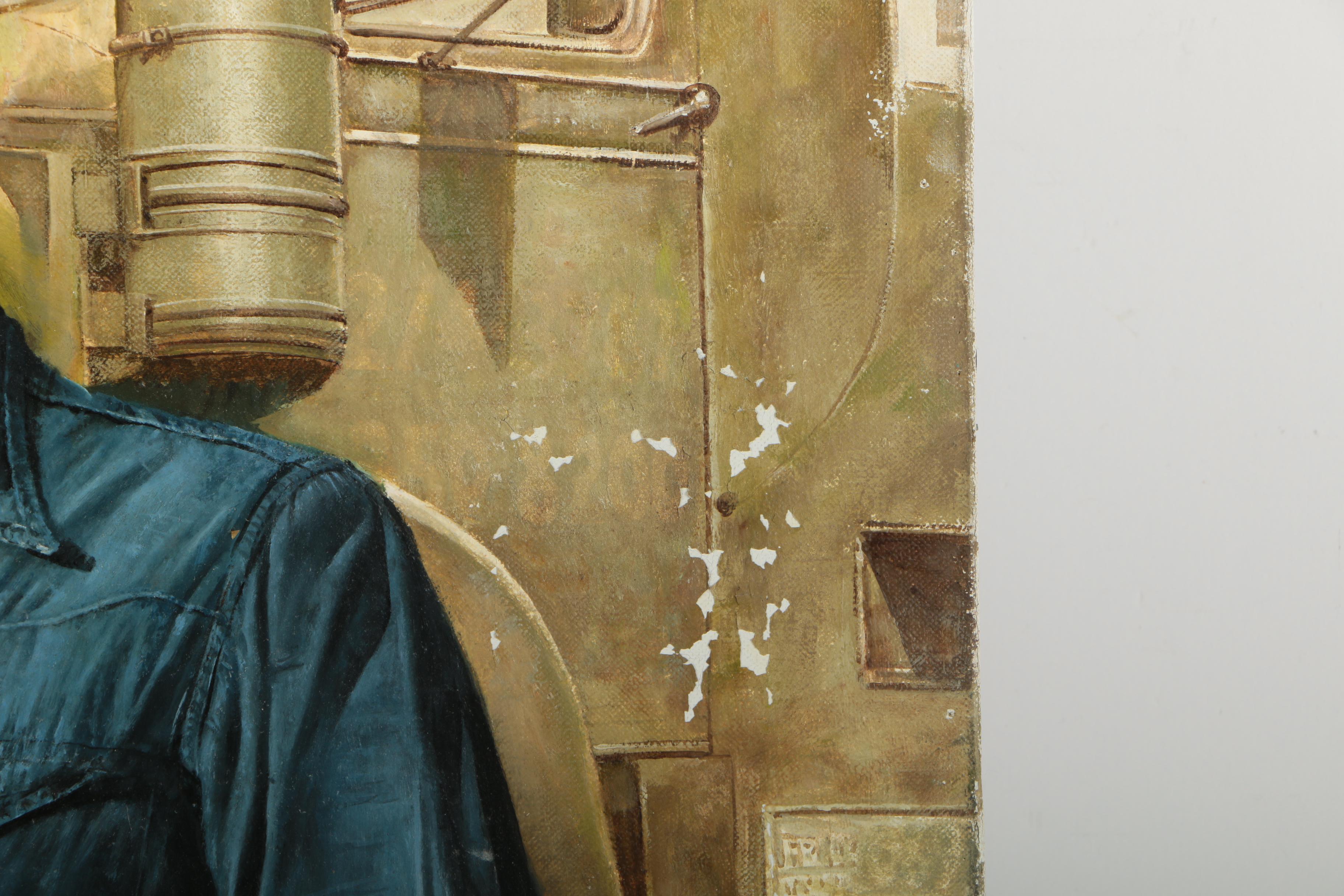 Lou Marchetti Oil Painting of a Couple