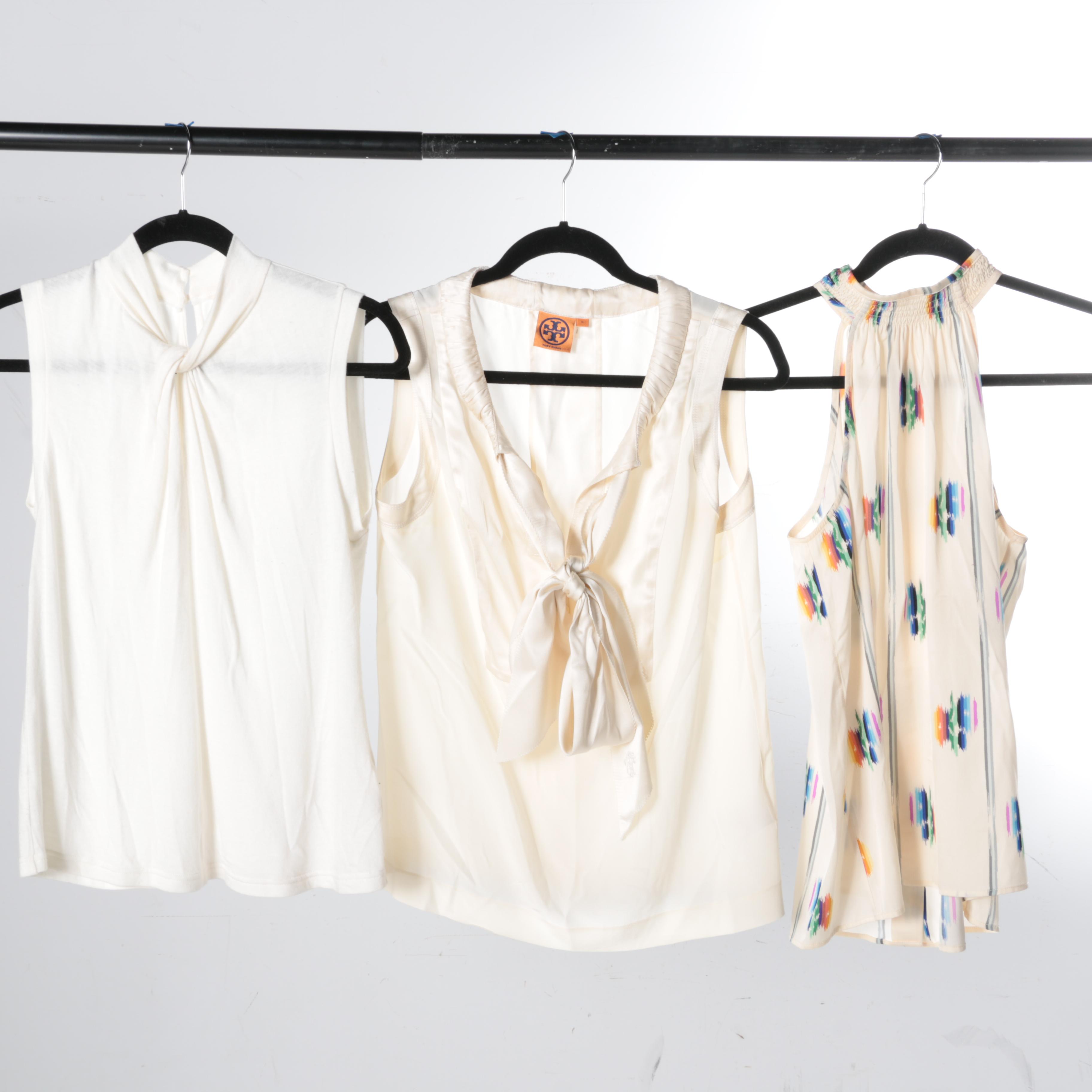 Sleeveless Tops Including Tory Burch and Rebecca Taylor