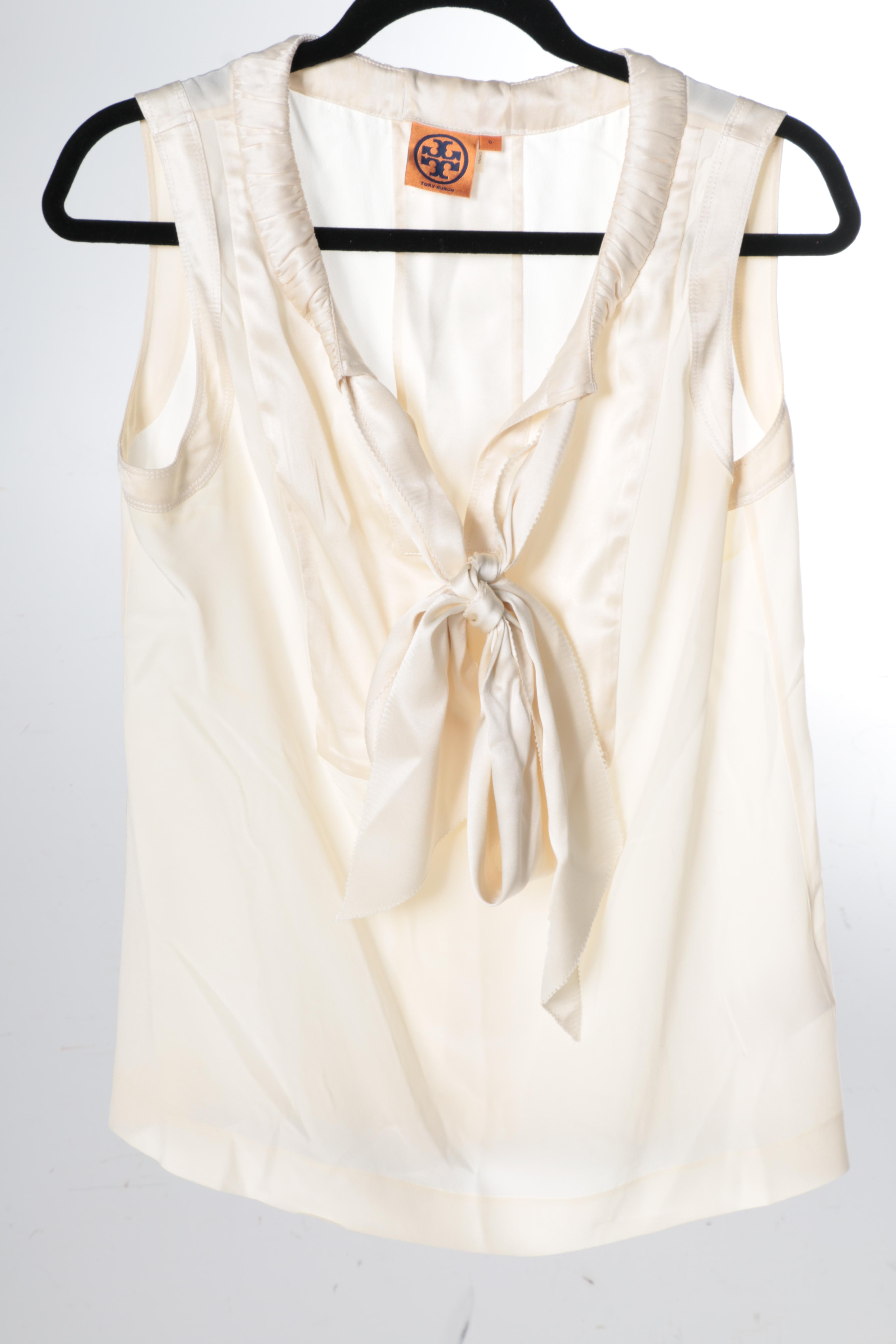 Sleeveless Tops Including Tory Burch and Rebecca Taylor