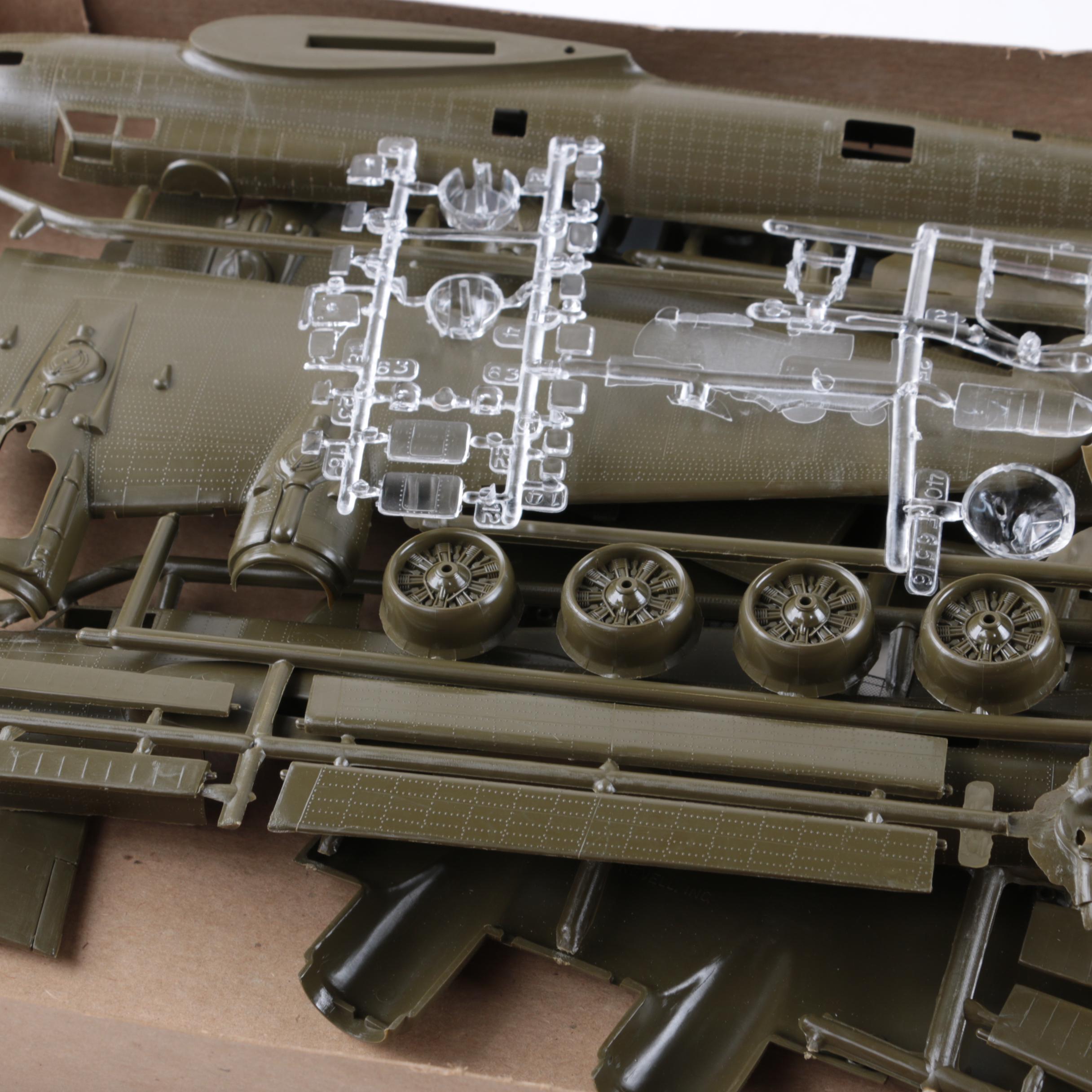 Revell B-17 Memphis Belle Model Kit and Toy Canoes