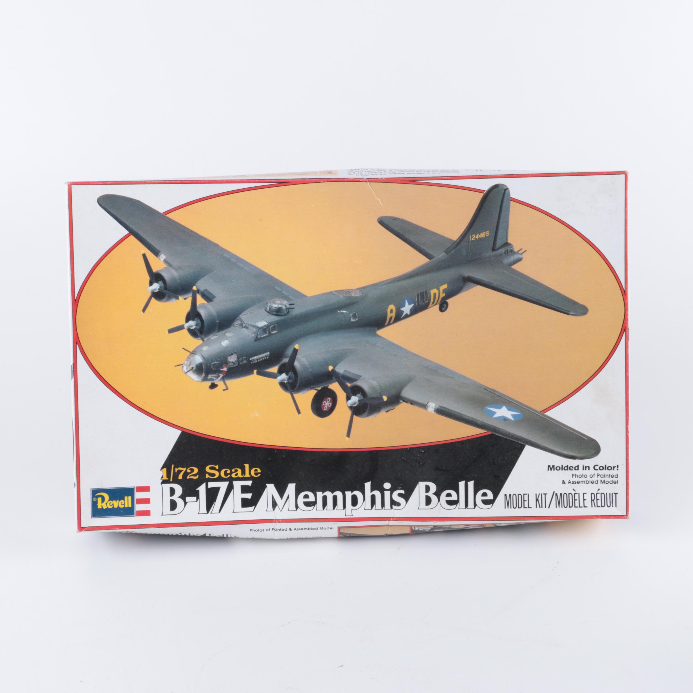 Revell B-17 Memphis Belle Model Kit and Toy Canoes