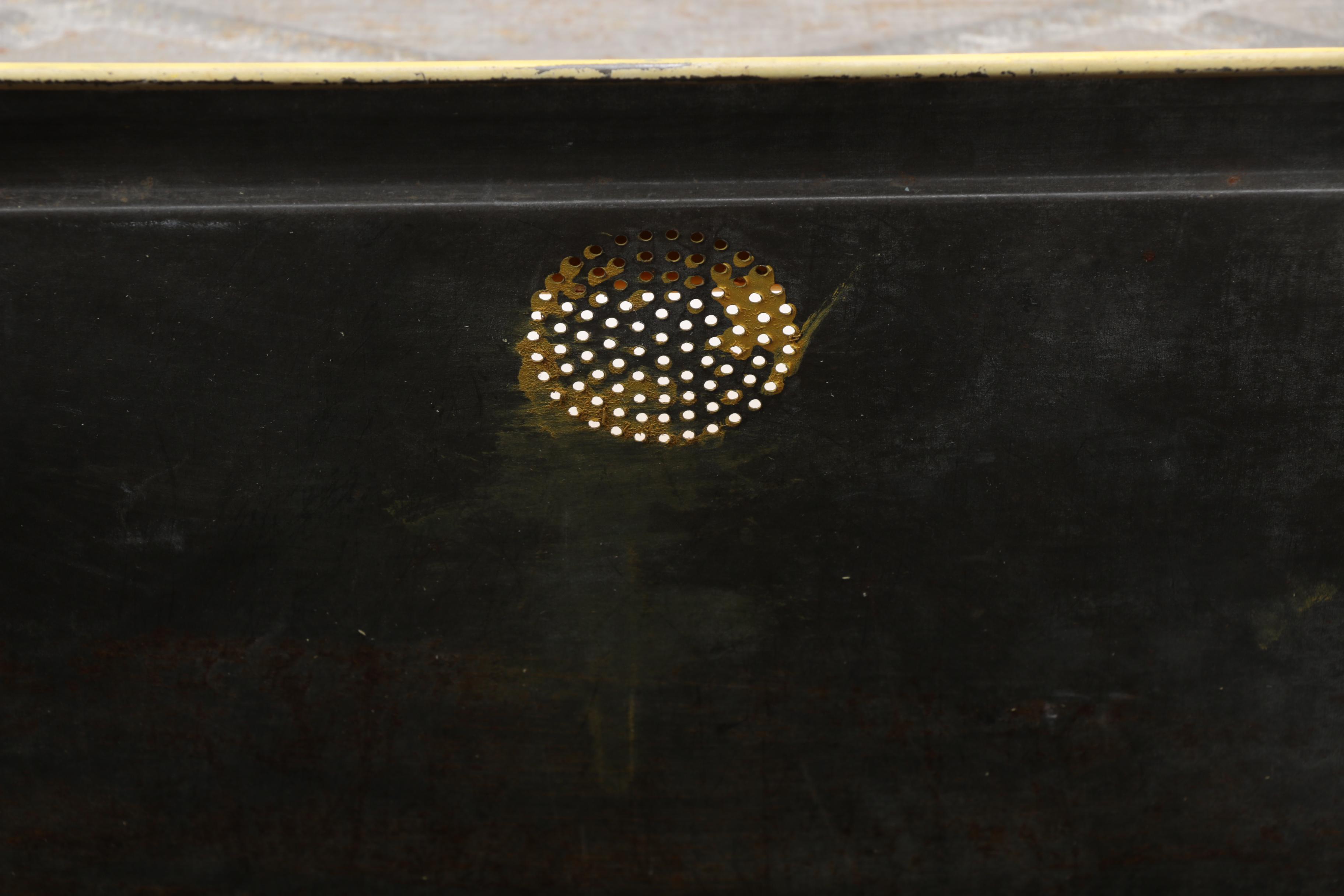 Vintage Metal Yellow Lunch Boxes and Aladdin Thermoses