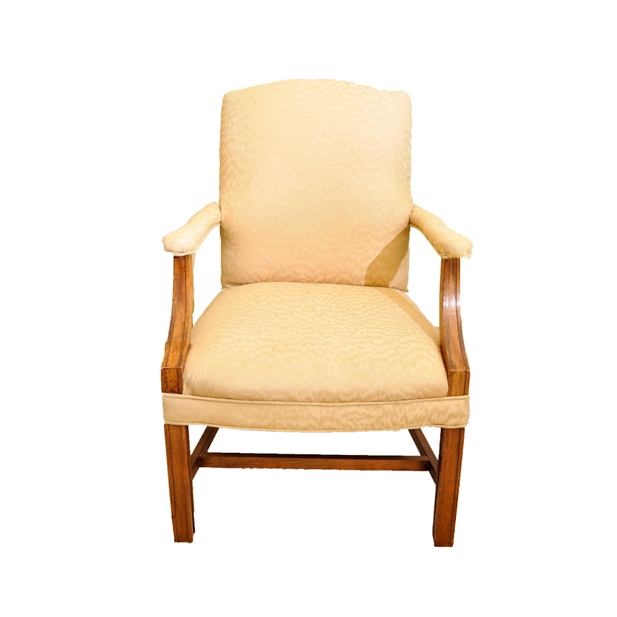 Upholstered Armchair in Cream Hue
