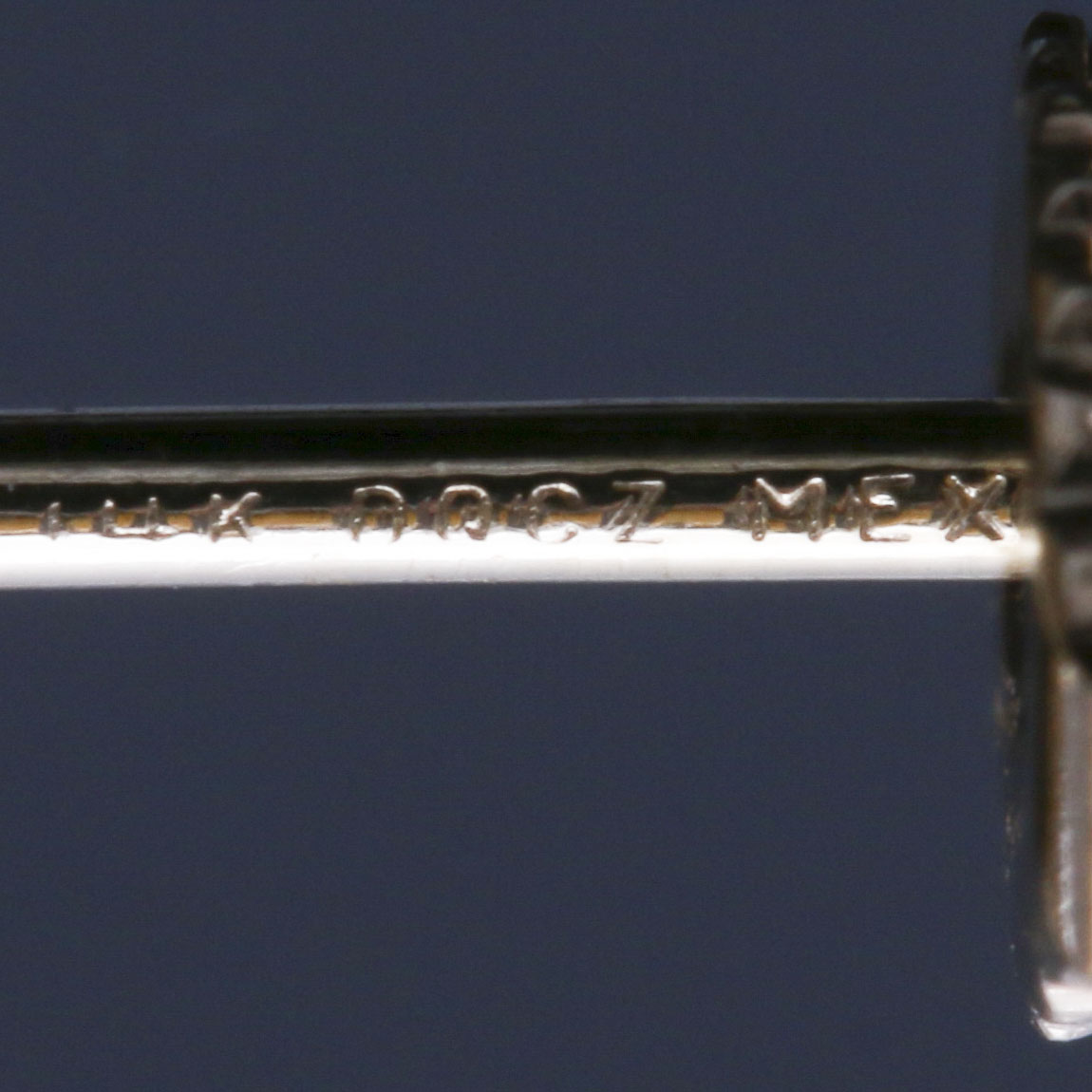 14K Yellow Gold Cubic Zirconia Earrings