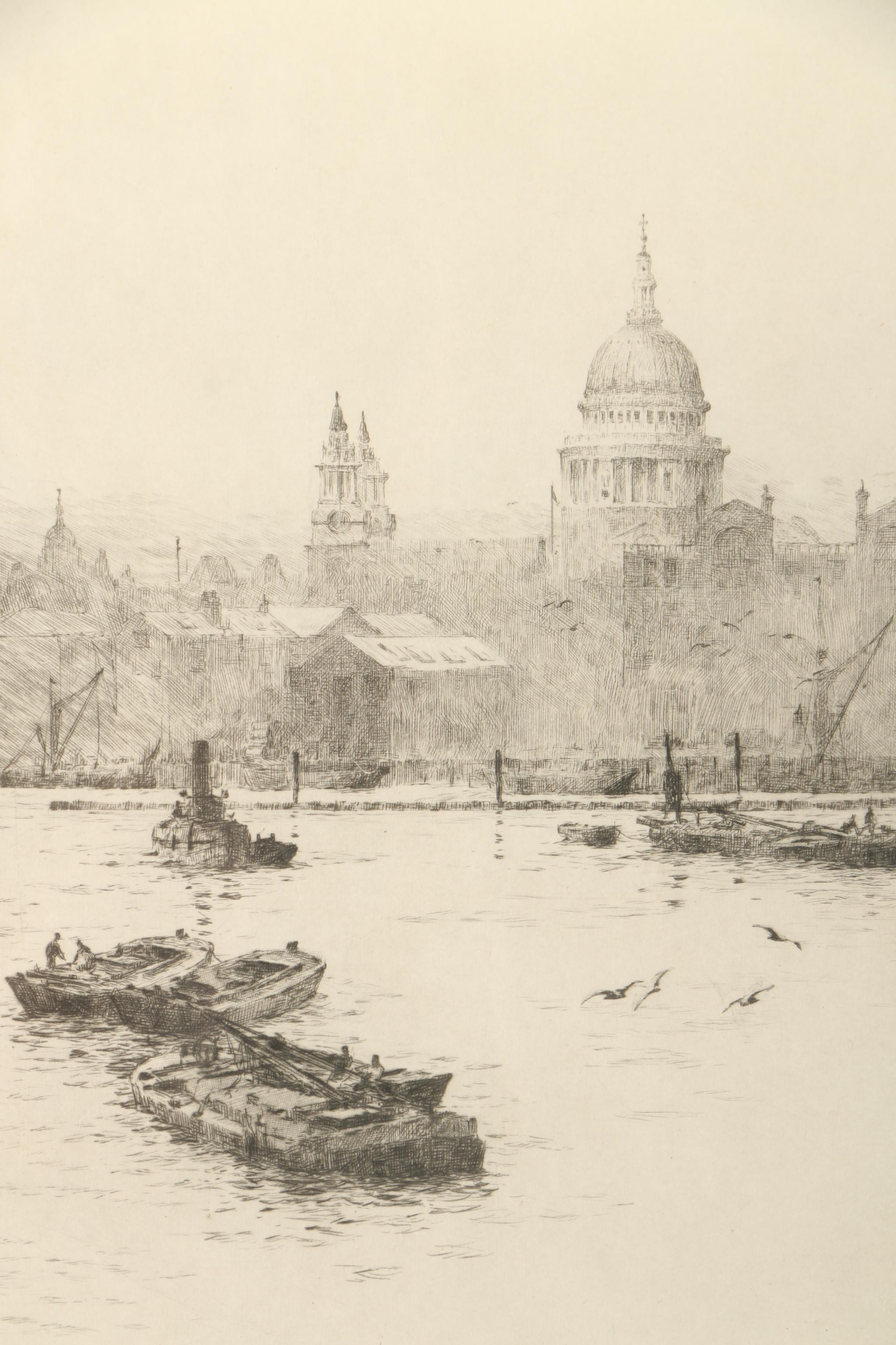 Etchings of London Featuring Rowland Langmaid