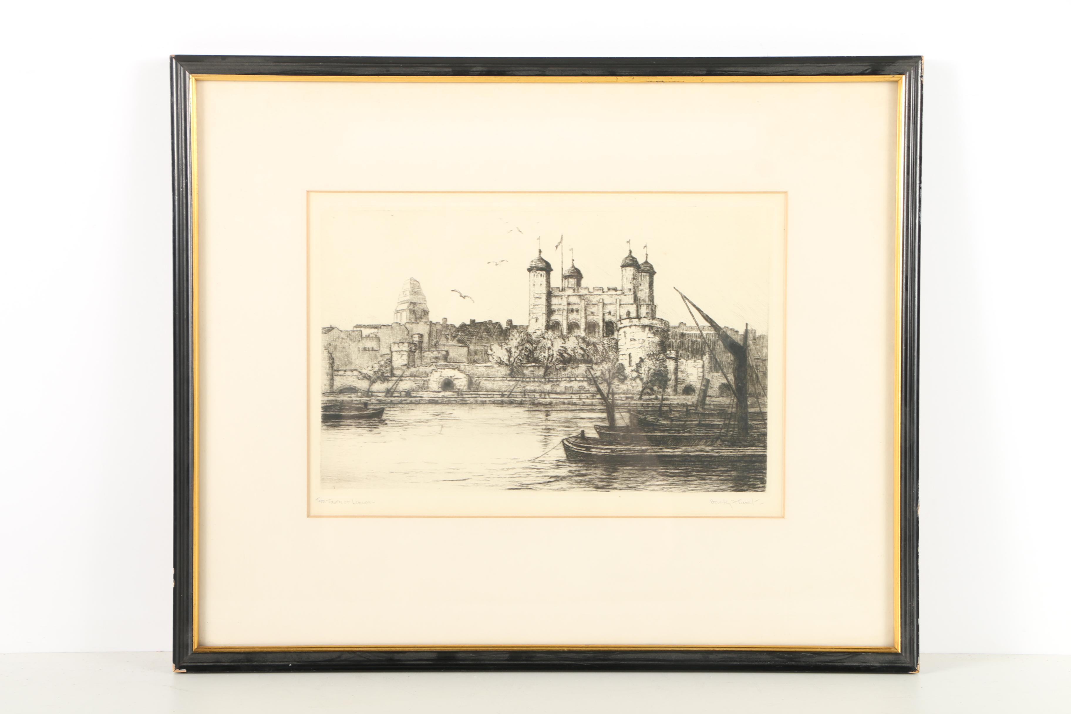 Etchings of London Featuring Rowland Langmaid
