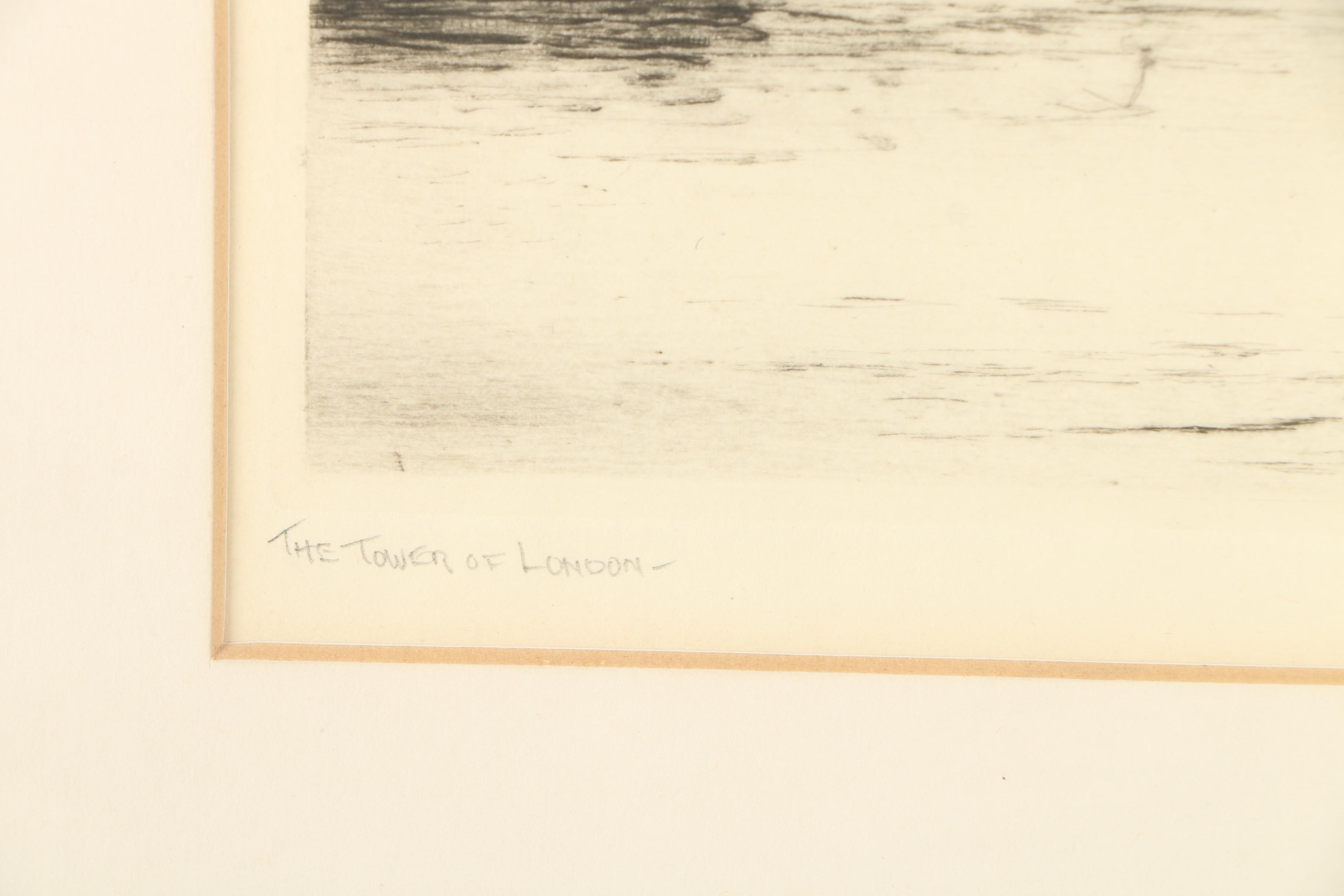 Etchings of London Featuring Rowland Langmaid