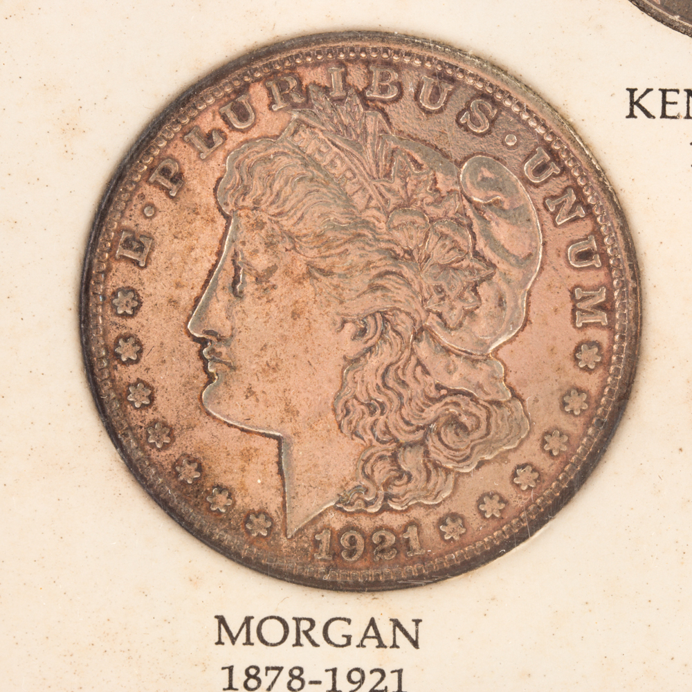 Framed United States Coins of the 20th Century