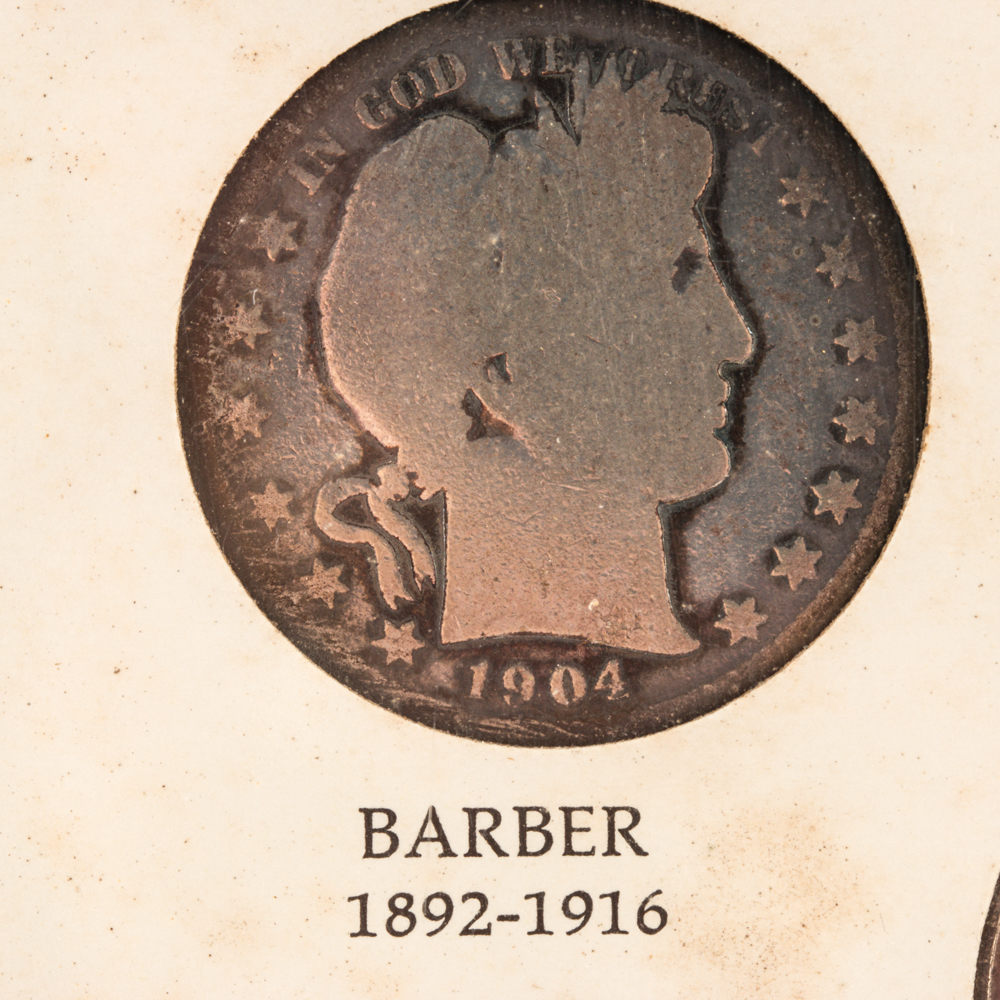 Framed United States Coins of the 20th Century