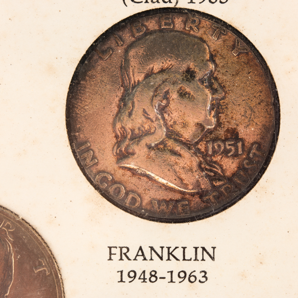 Framed United States Coins of the 20th Century