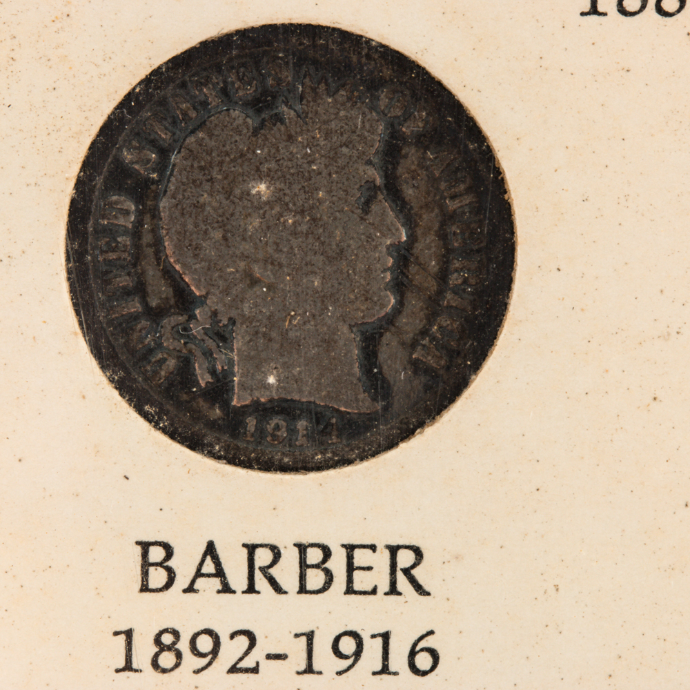 Framed United States Coins of the 20th Century