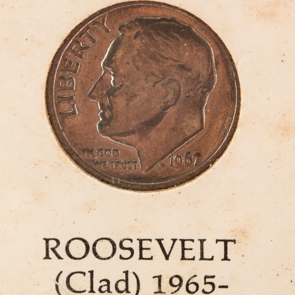 Framed United States Coins of the 20th Century