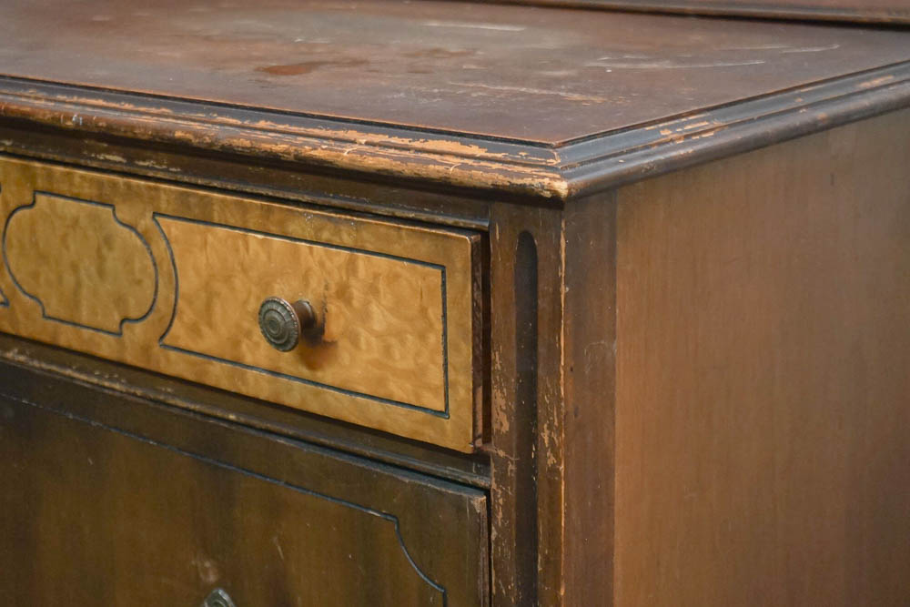 Antique Art Nouveau Vanity Dresser