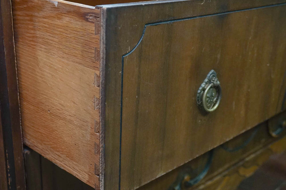 Antique Art Nouveau Vanity Dresser
