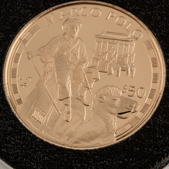 Collection of Twelve Cook Islands $50 Gold Coins