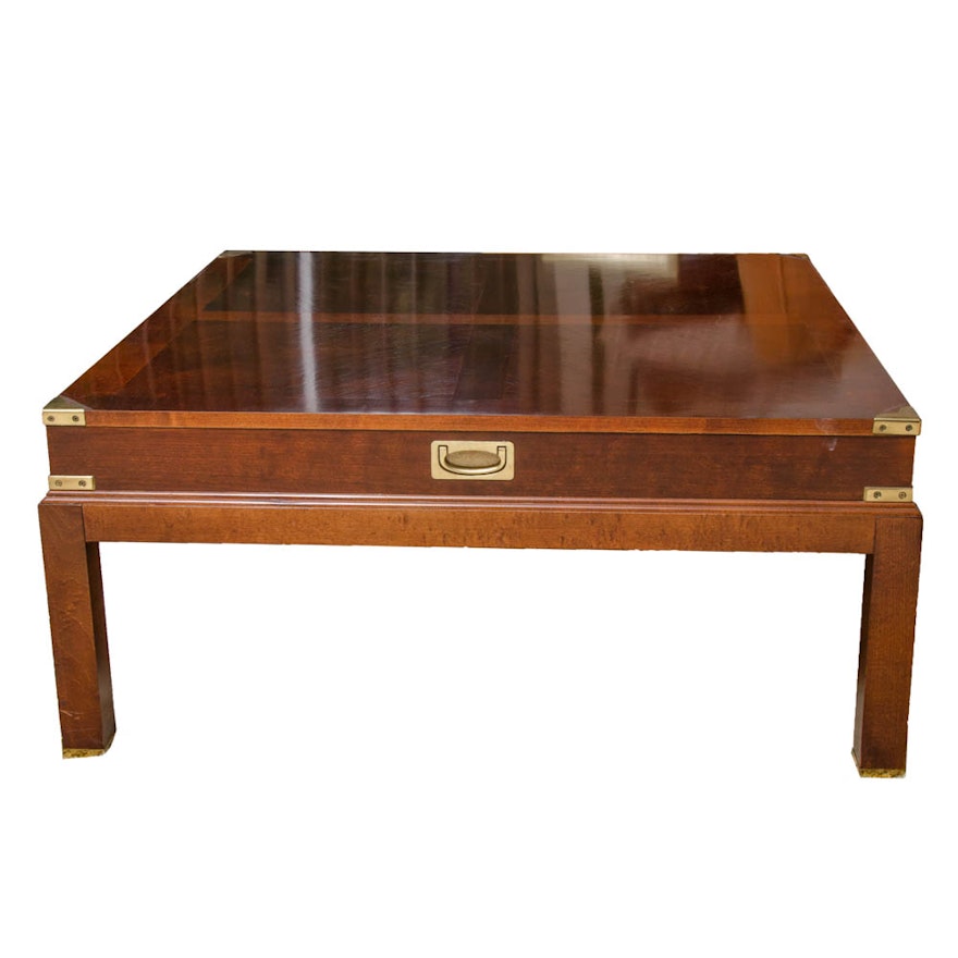 Campaign Style Coffee Table