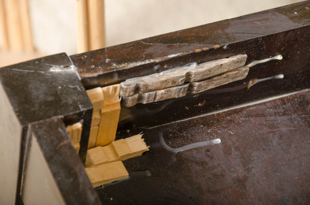 Vintage Piano Bench with Under-Seat Storage by Tonkbench
