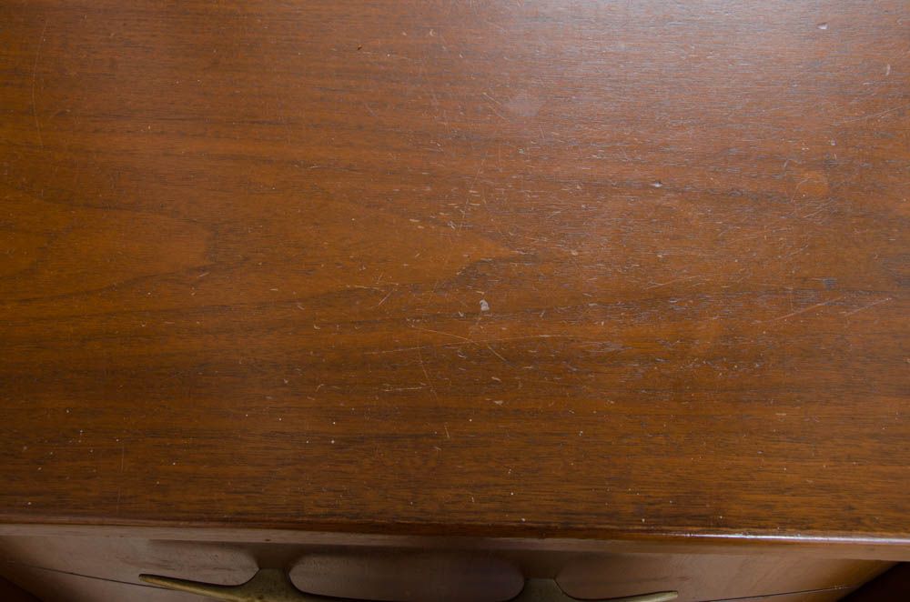 Mid Century Modern Dresser and Two Mirrors by Sligh Furniture