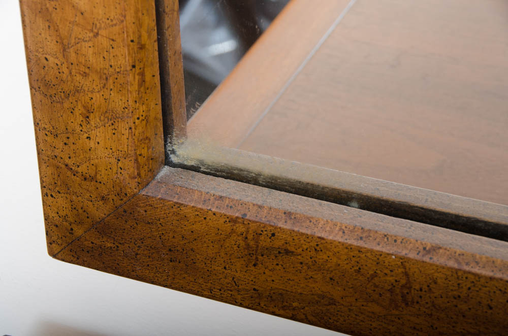 Mid Century Modern Dresser and Two Mirrors by Sligh Furniture