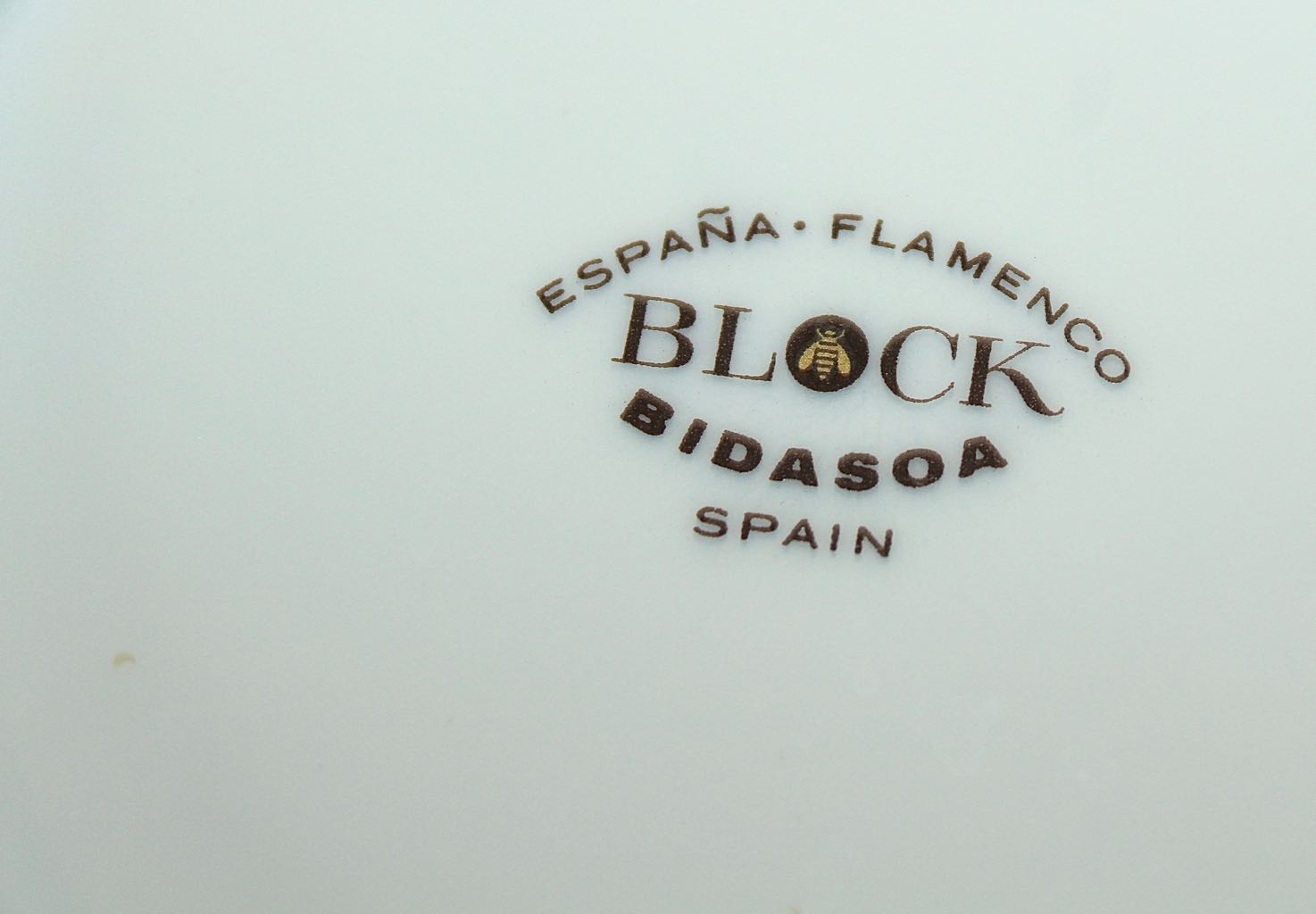 Block Bidasoa Spain Tableware
