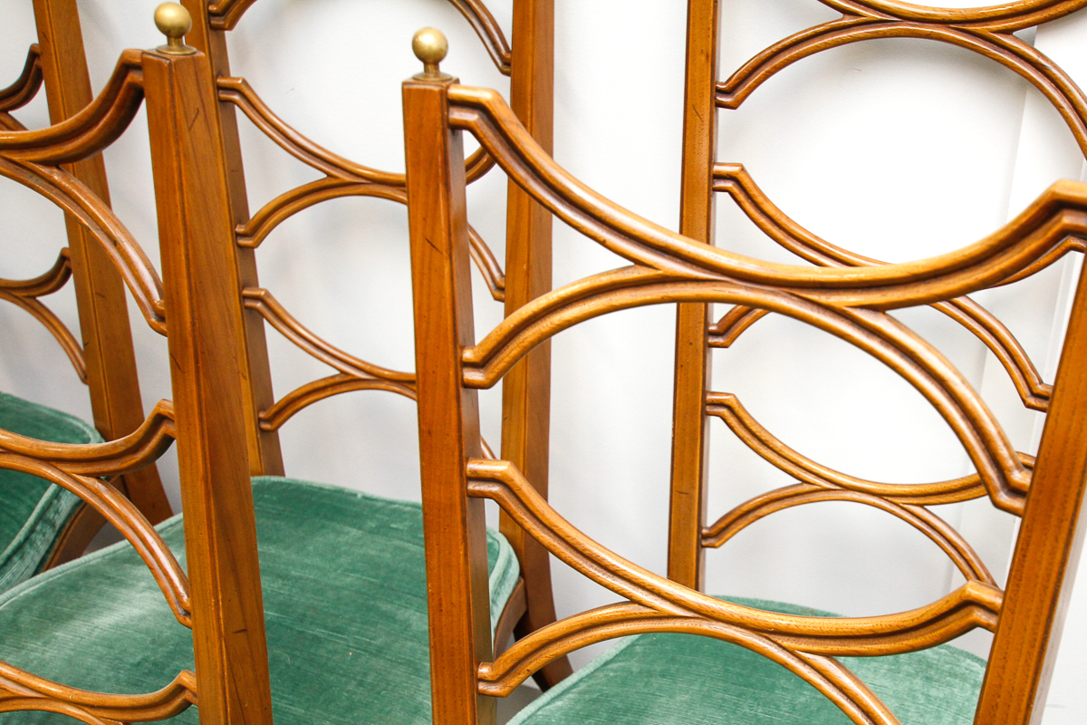 Hollywood Regency Style "Pavane" Chairs by Tomlinson of High Point, Inc.