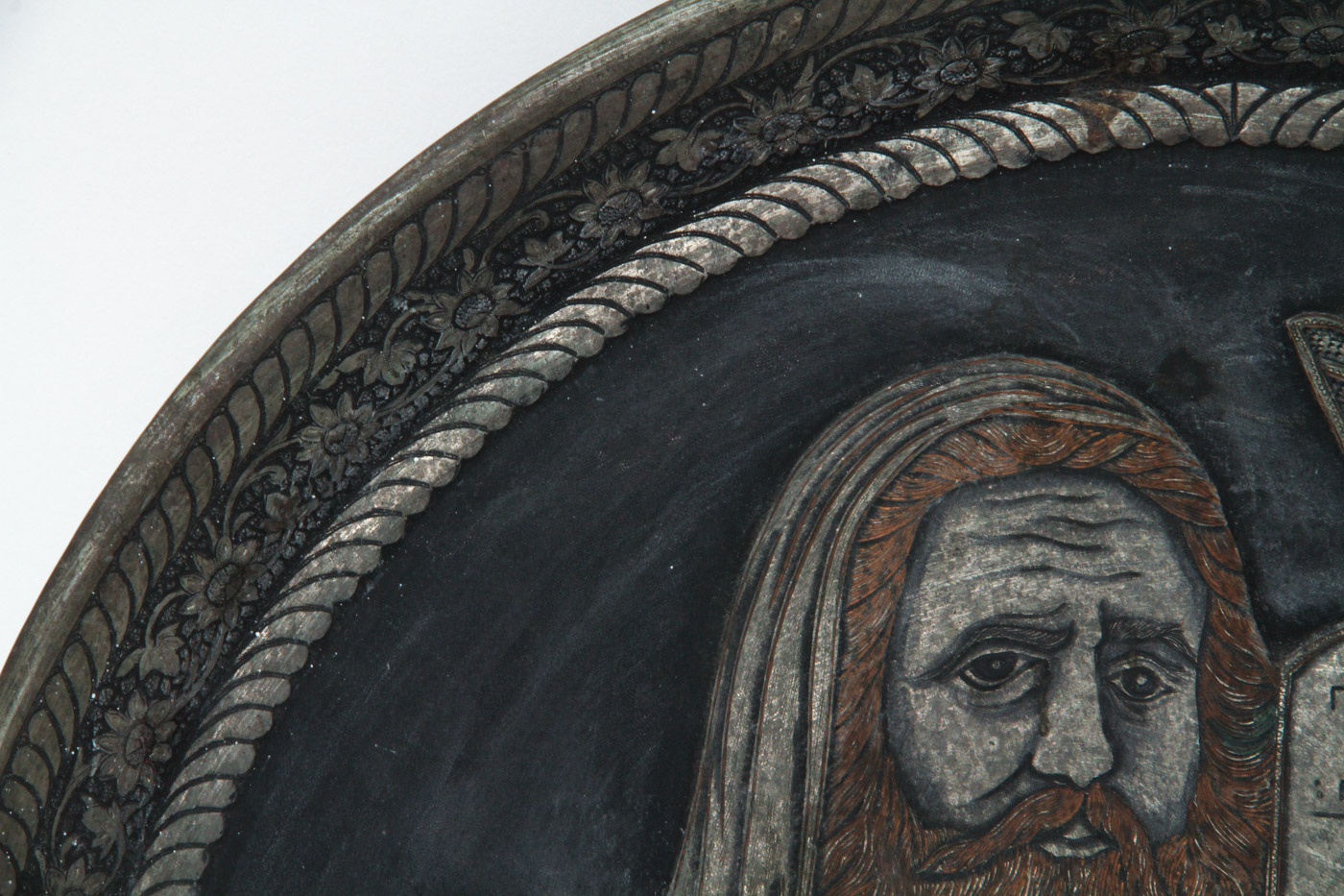 Bronze Plate with Moses Relief